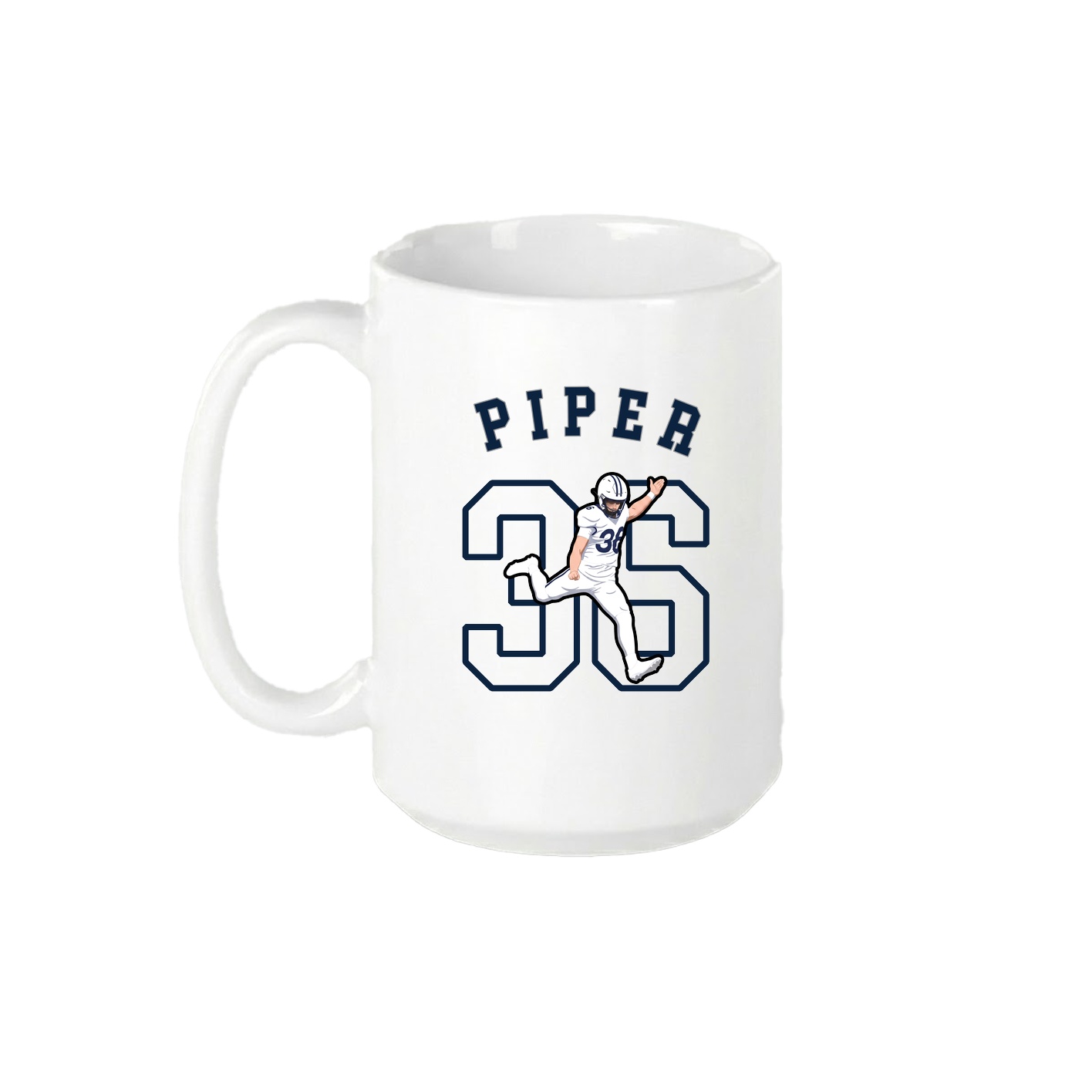 15oz Coffee Mug — Shirsey Arch in White