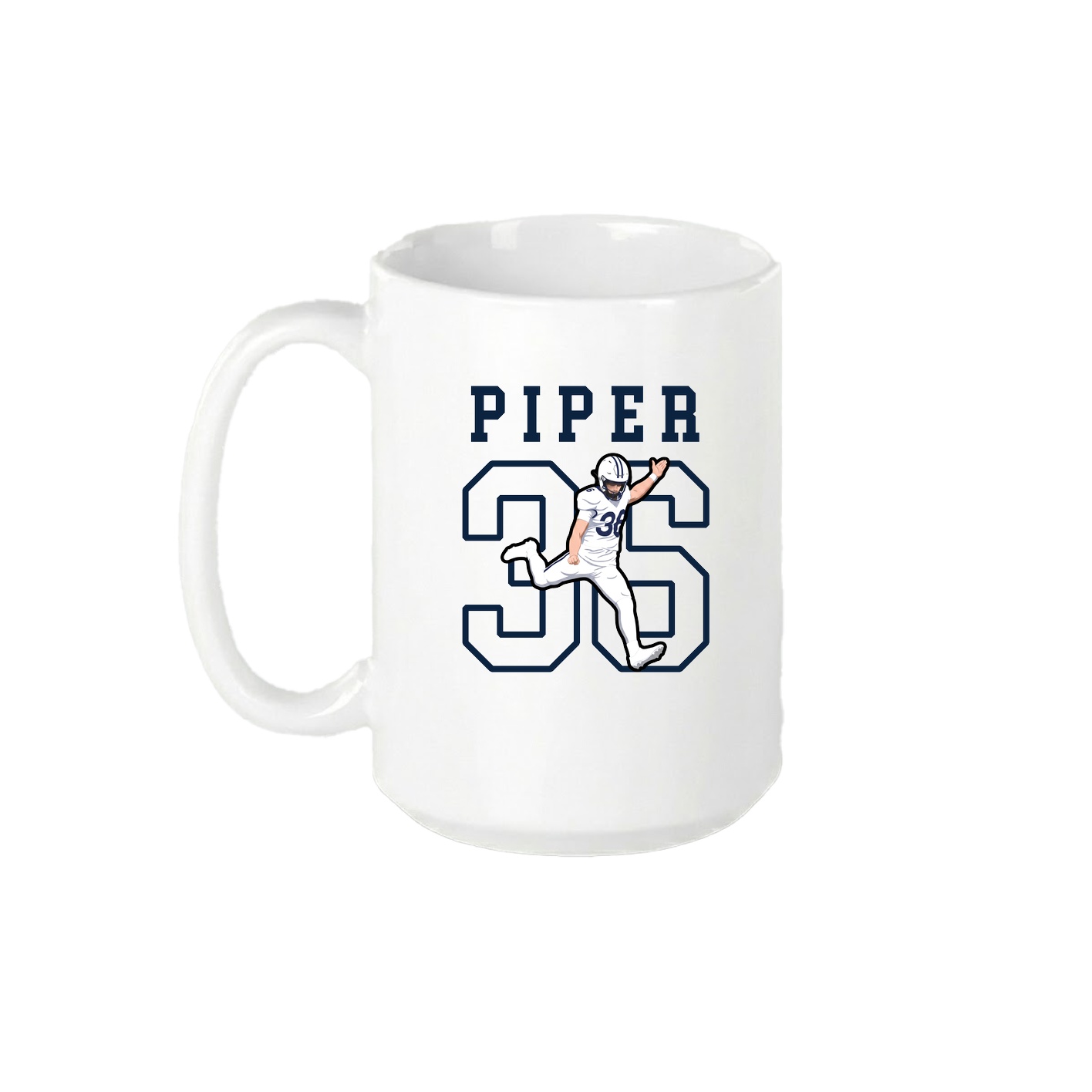 15oz Coffee Mug — Shirsey in White