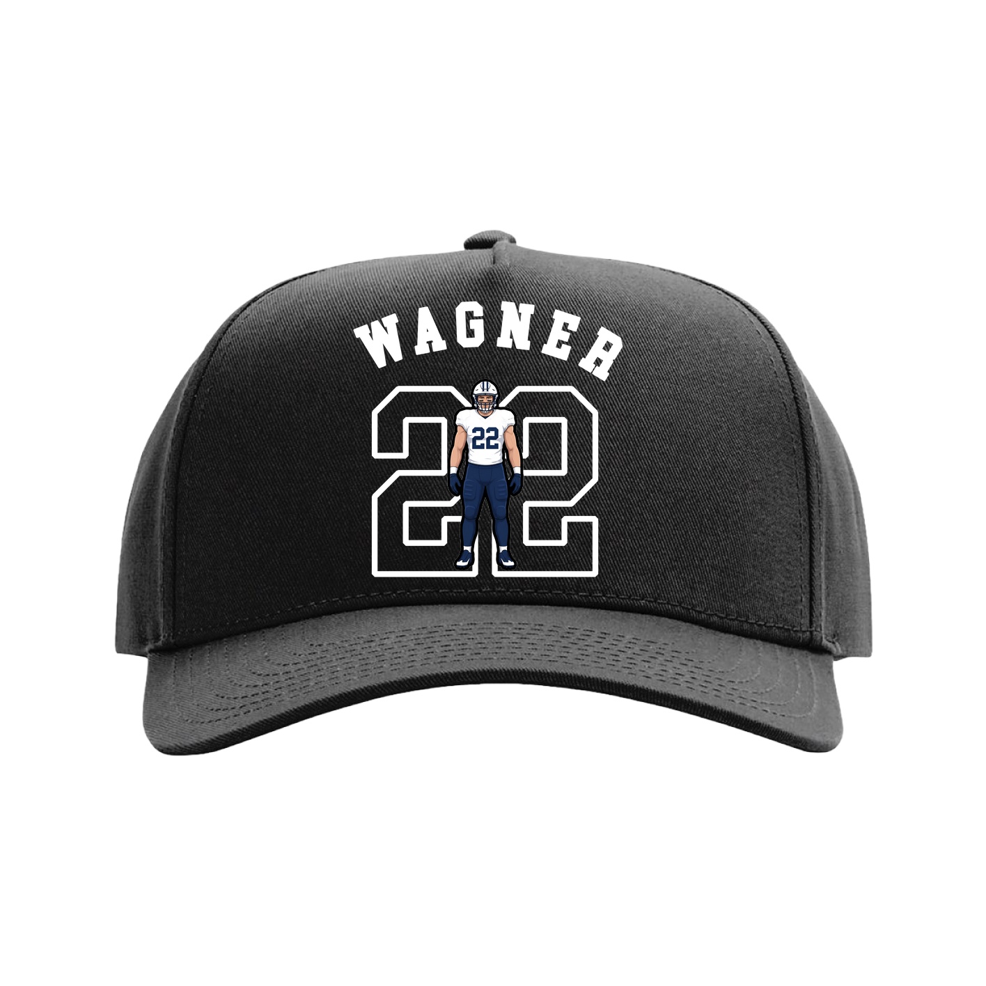 Full Fabric Five-Panel Champ Cap