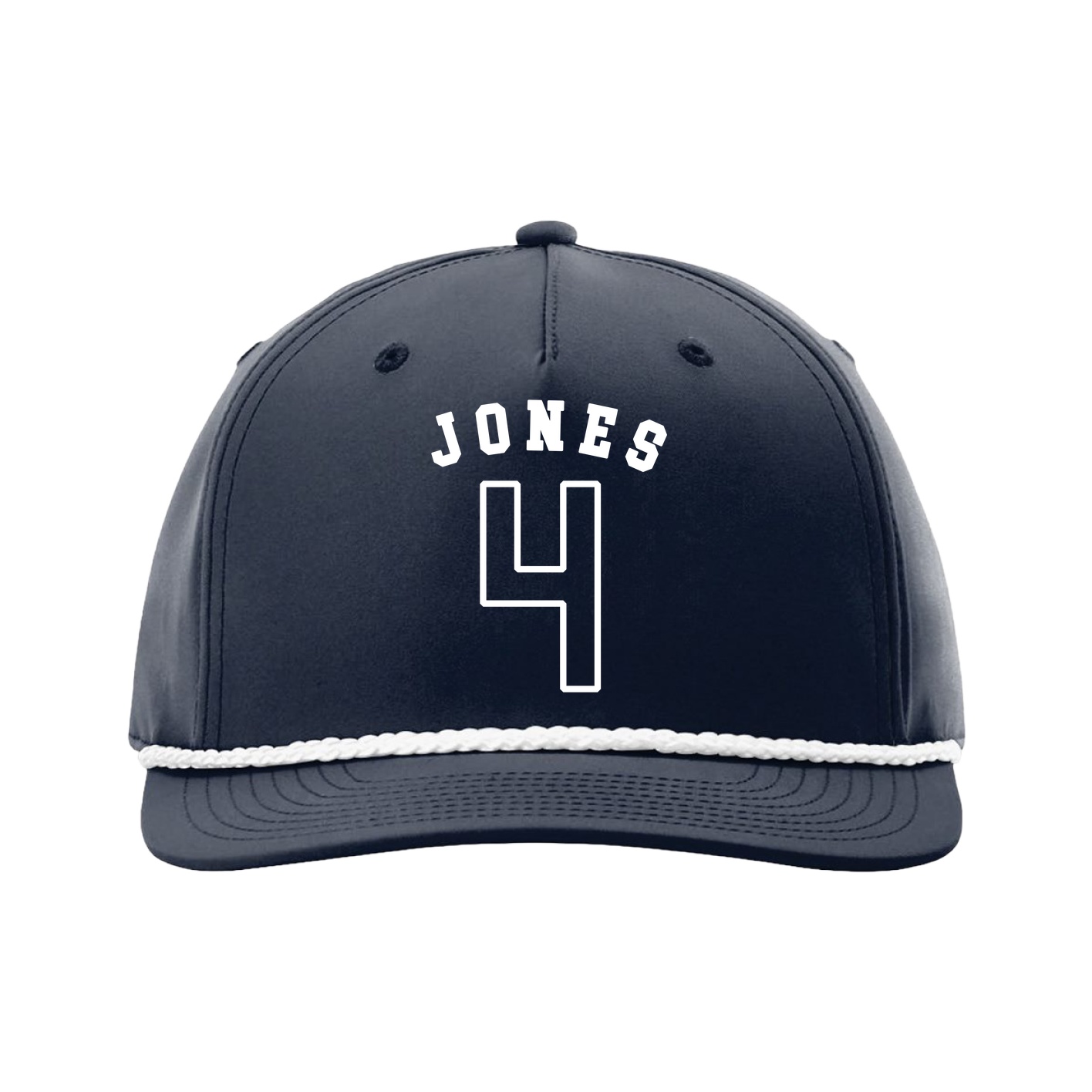Five-Panel Classic Rope Cap — Shirsey Arch in Navy