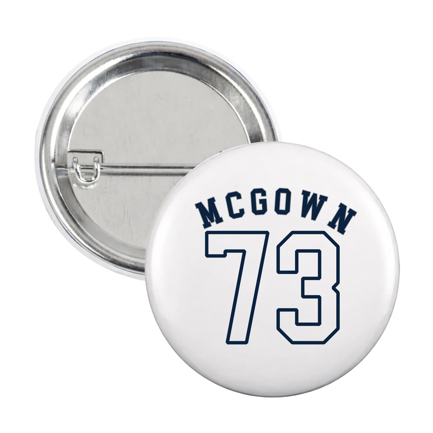 Game Day Button — Shirsey Arch in White
