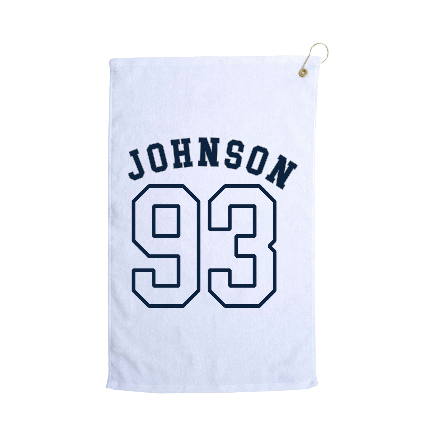 Golf Towel — Shirsey Arch in White