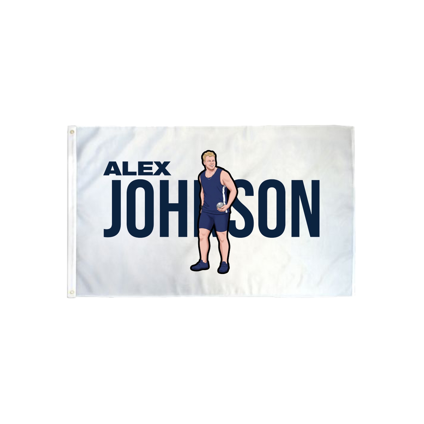 3x5 Flag — Player Name in Classic