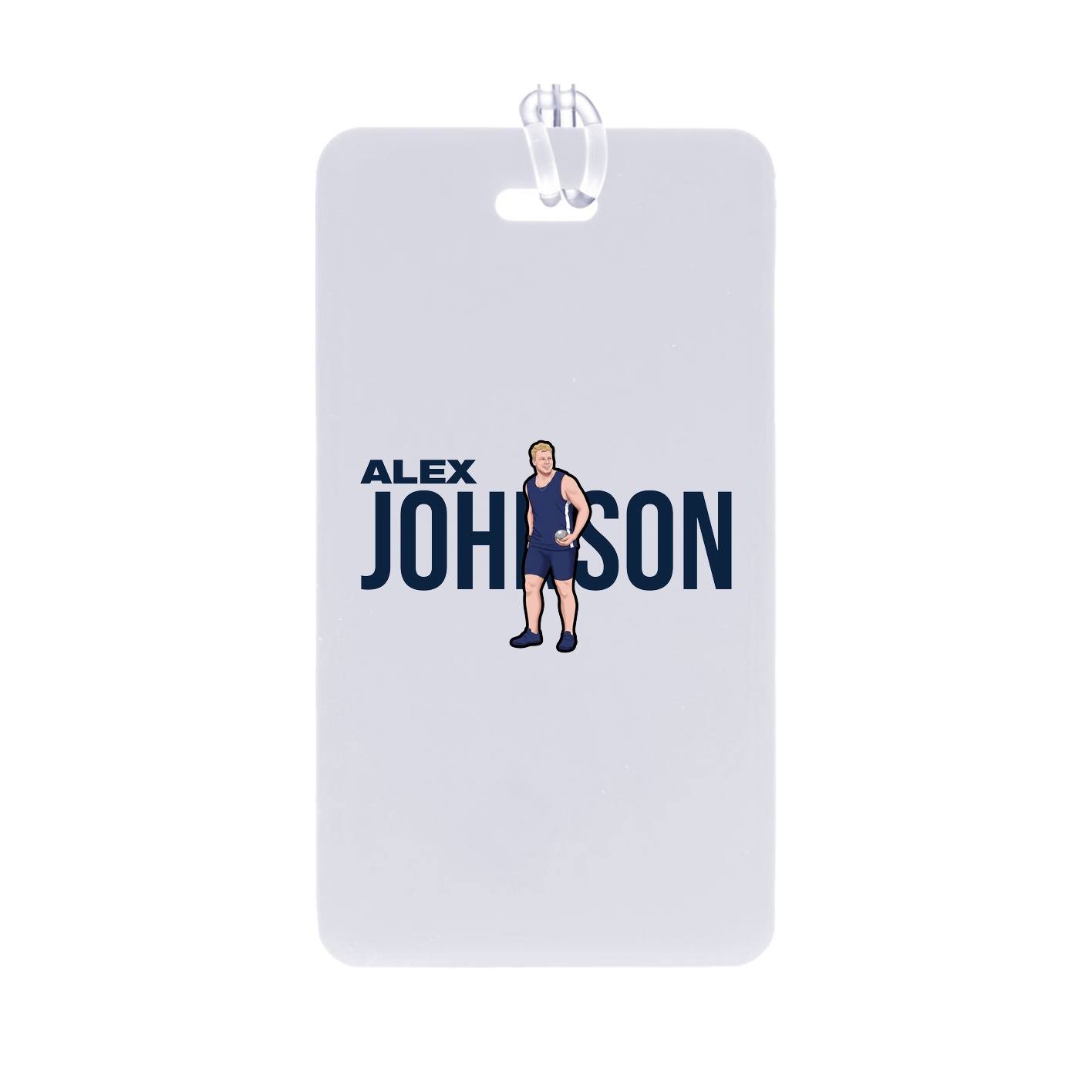 Bag Tag — Player Name in Classic
