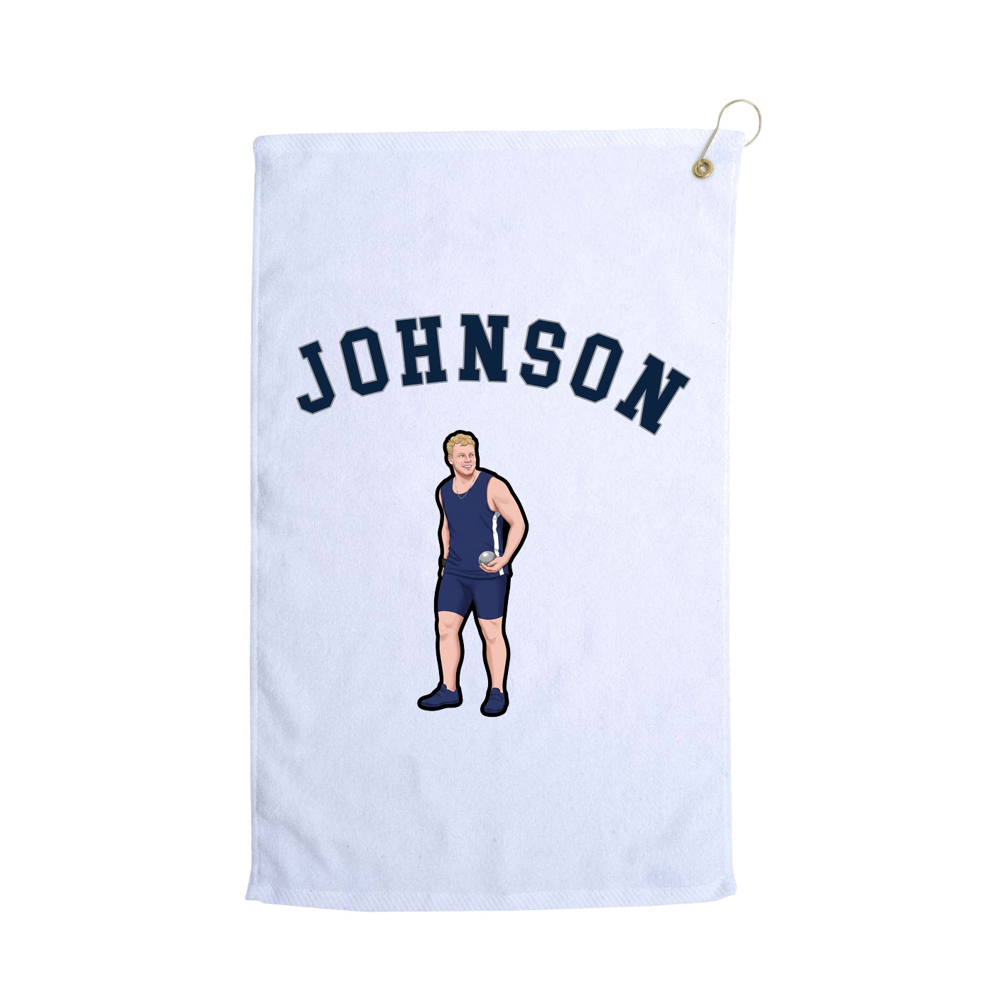 Golf Towel — Shirsey Arch in White