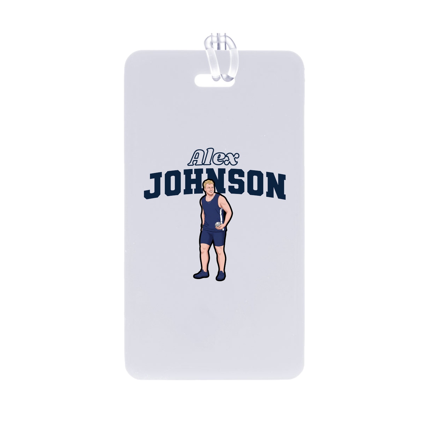 Bag Tag — Name Arch in Classic