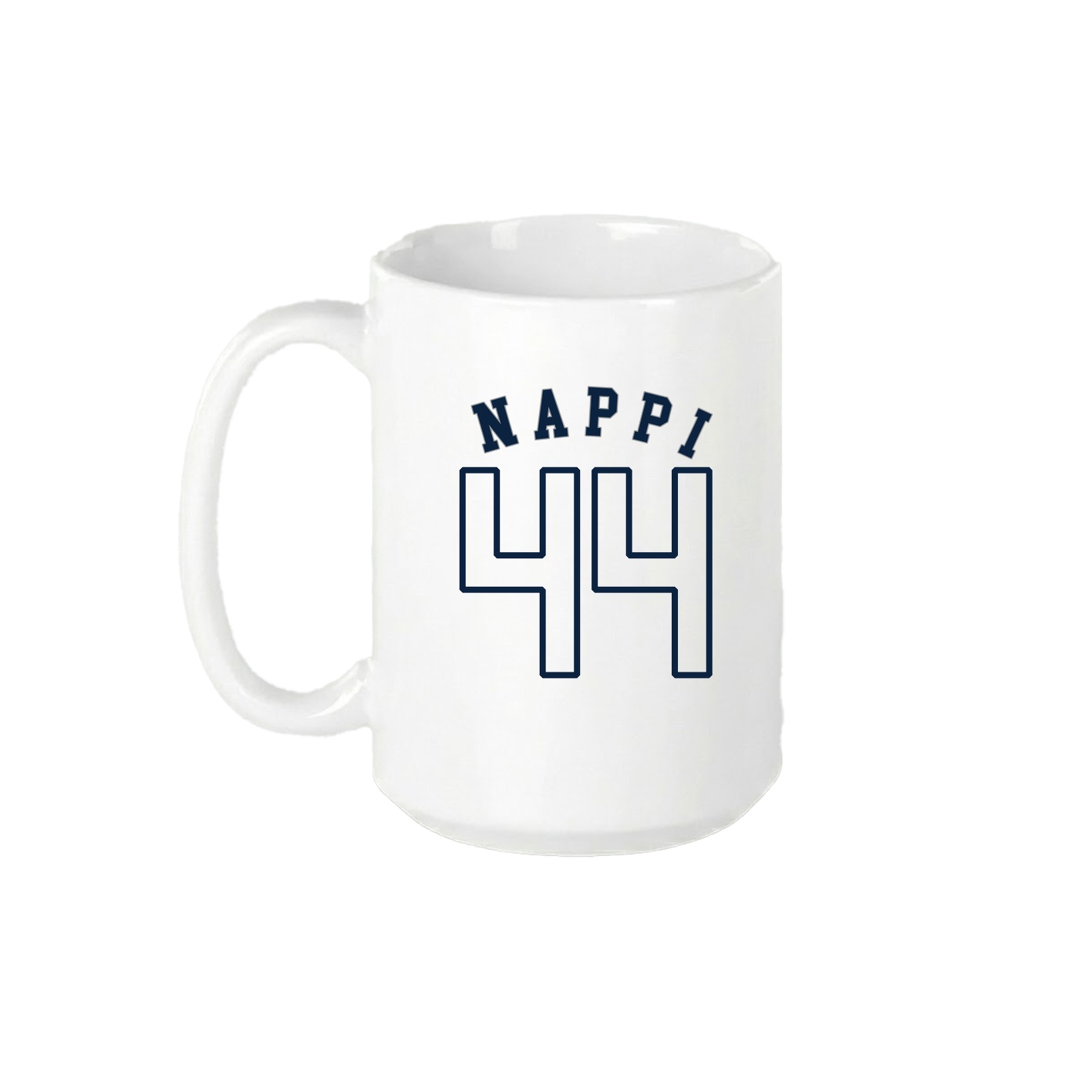 15oz Coffee Mug — Shirsey Arch in White
