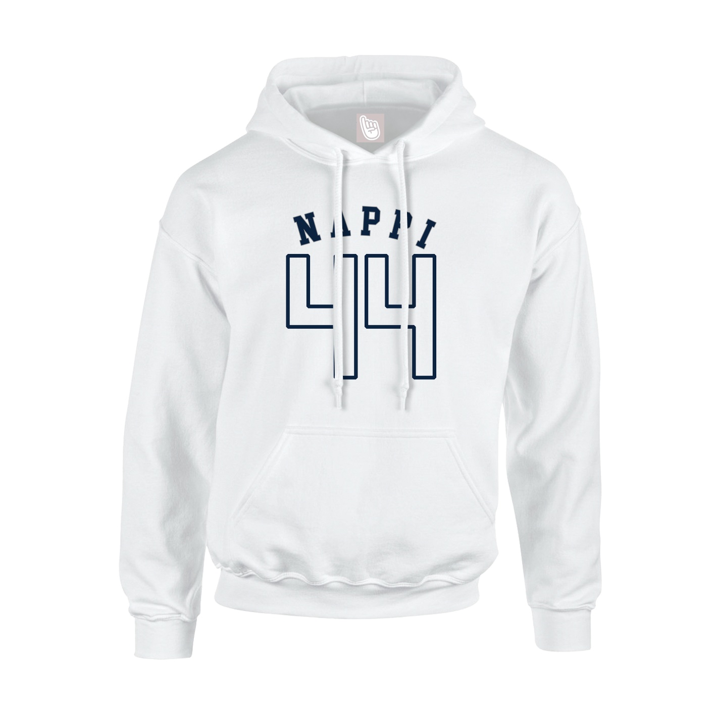 Hoodie — Shirsey Arch in White