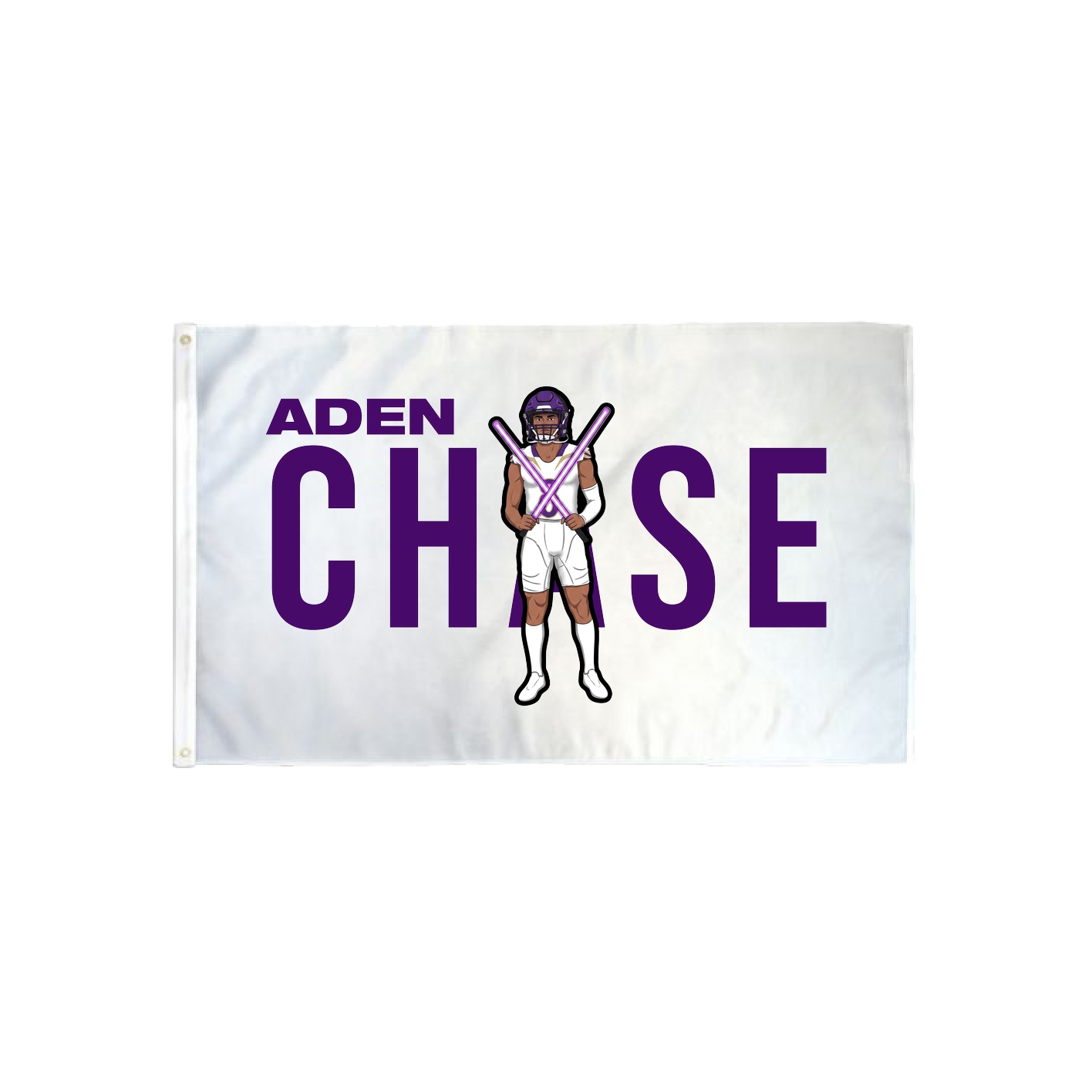 3x5 Flag — Player Name in Classic
