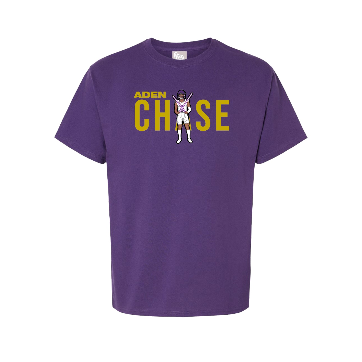 Youth Tee — Player Name in Purple