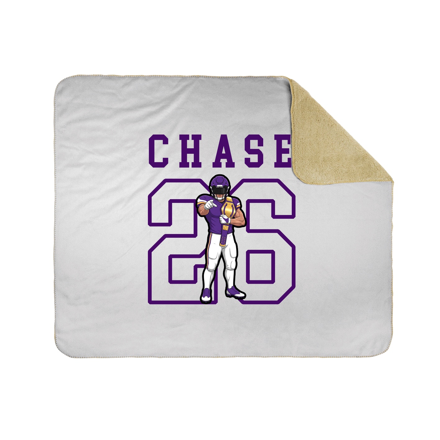 Throw Blanket — Shirsey in White