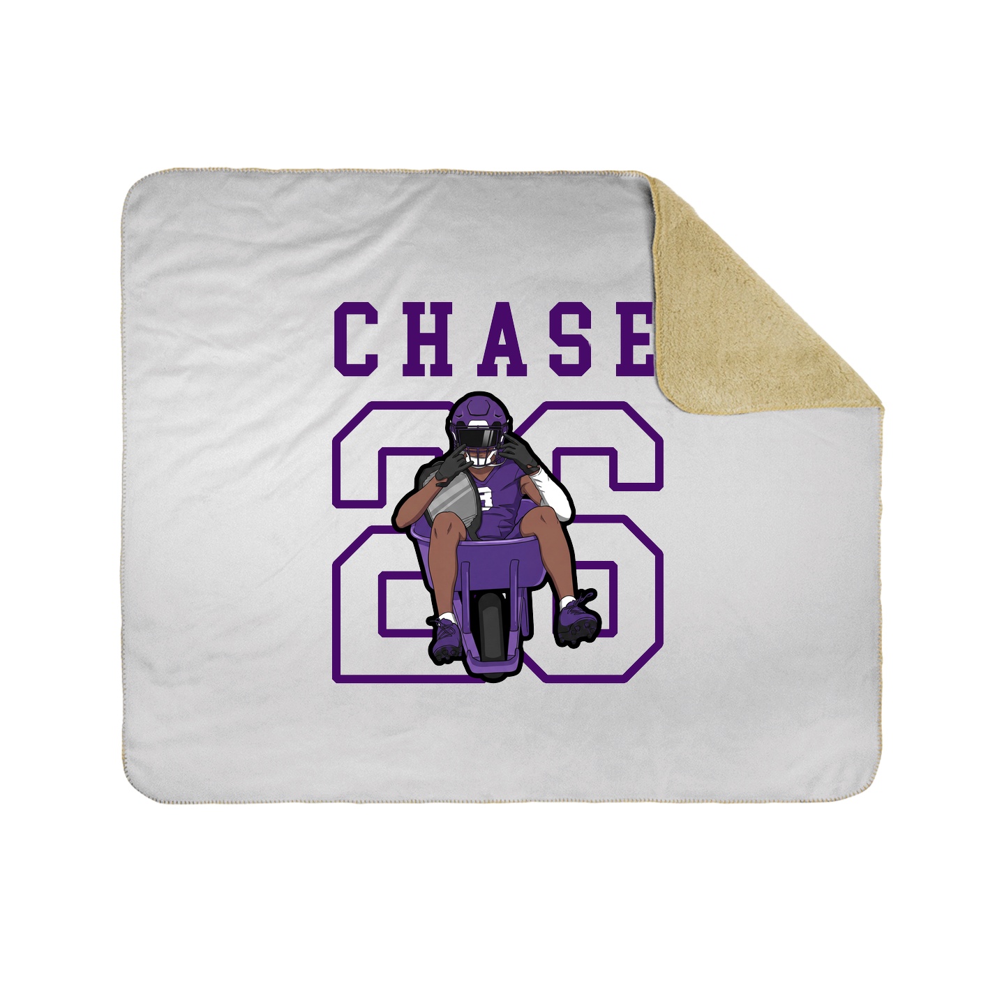 Throw Blanket — Shirsey in White