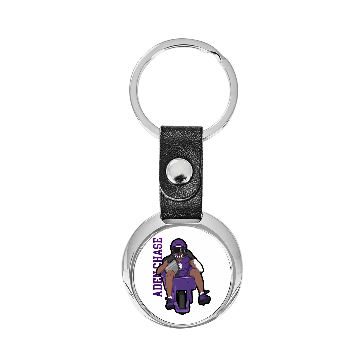 Key Chain — Name Vertical in Classic