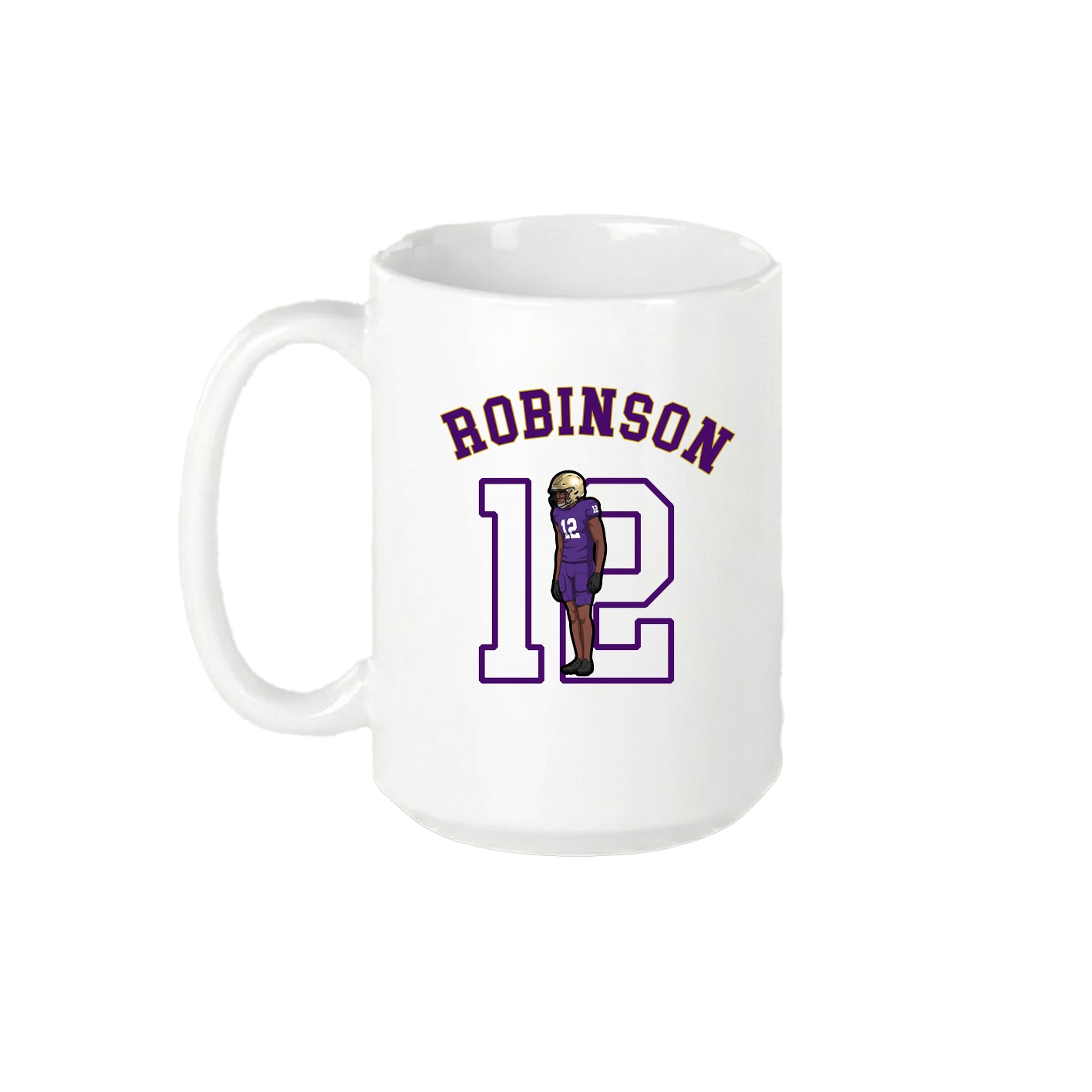 15oz Coffee Mug — Shirsey Arch in White
