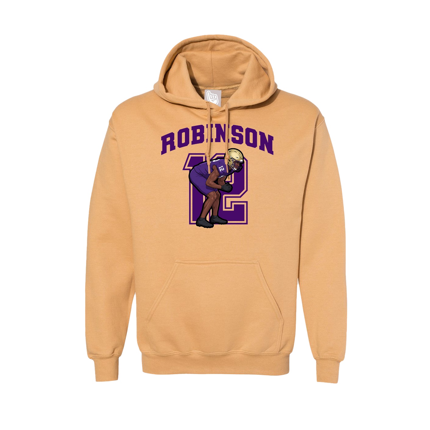 Hoodie — Number in Vegas Gold