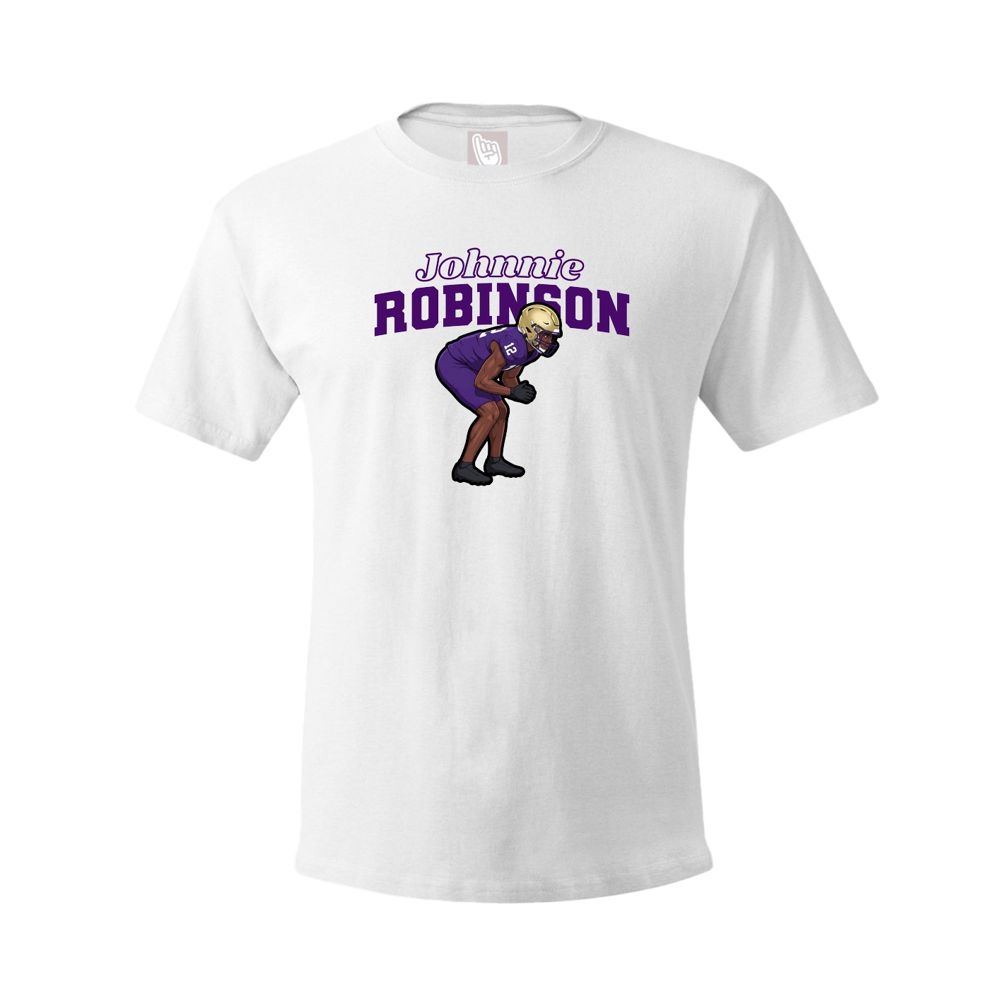Tee — Name Arch in White