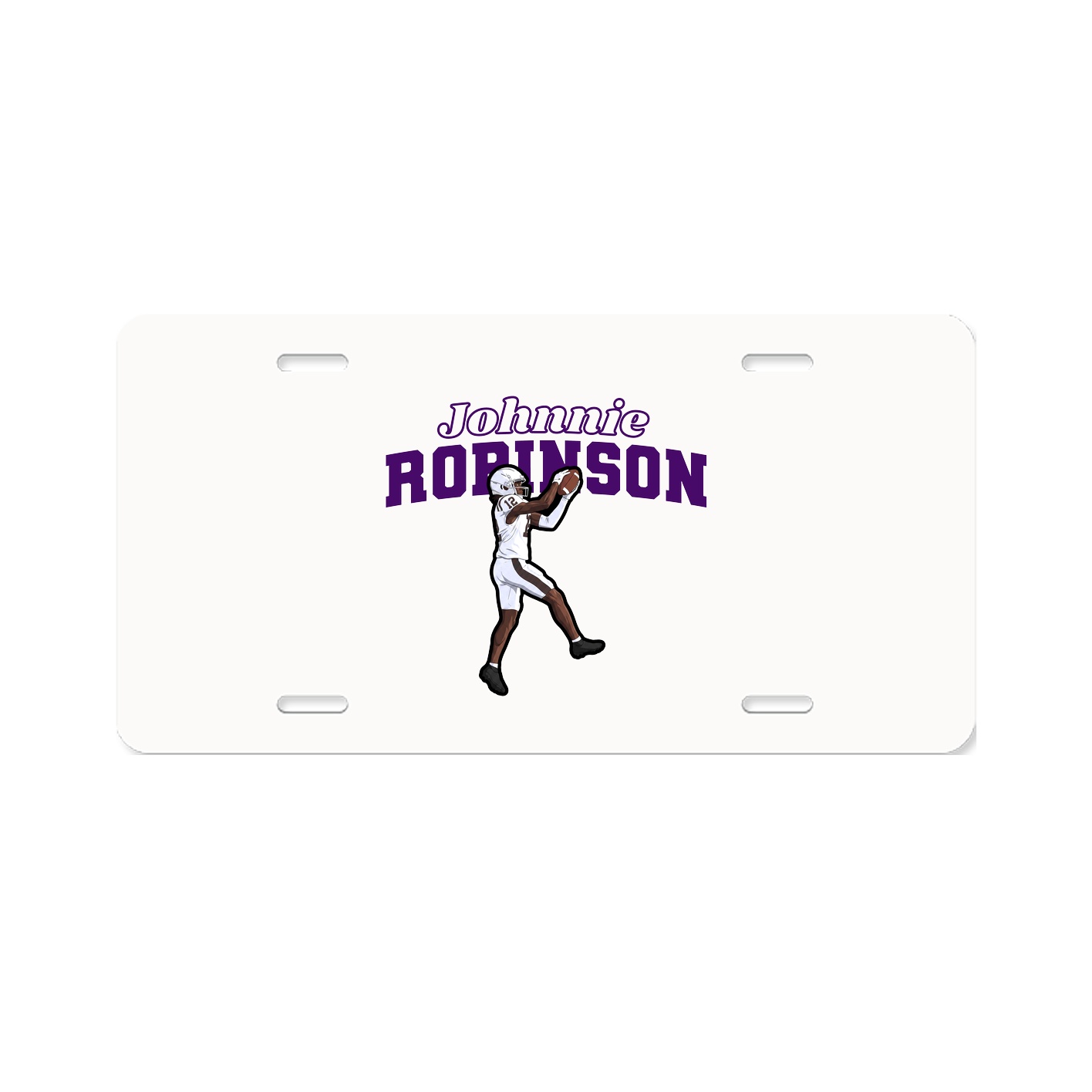 License Plate — Name Arch in Classic