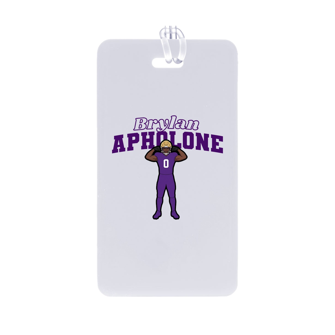 Bag Tag — Name Arch in Classic