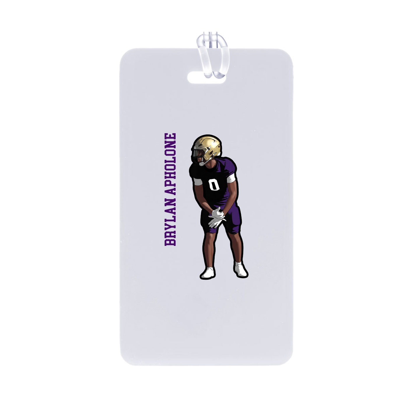 Bag Tag — Name Vertical in Classic