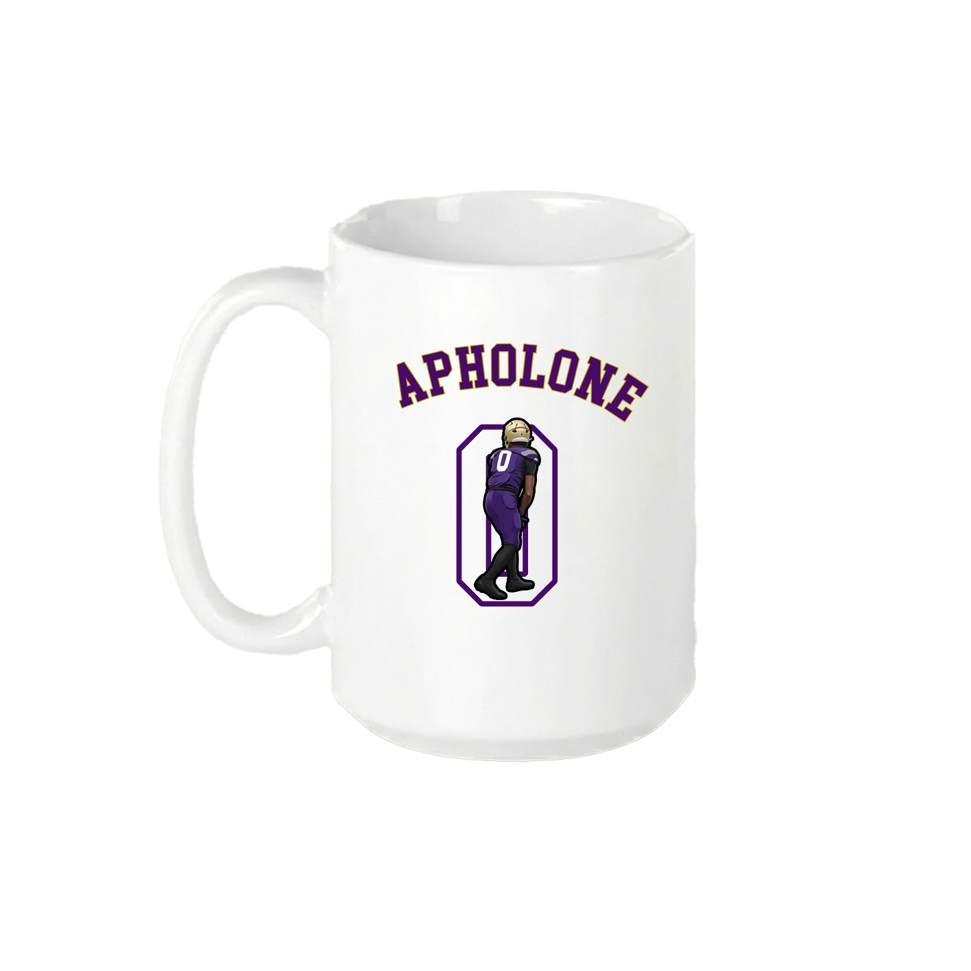 15oz Coffee Mug — Shirsey Arch in White