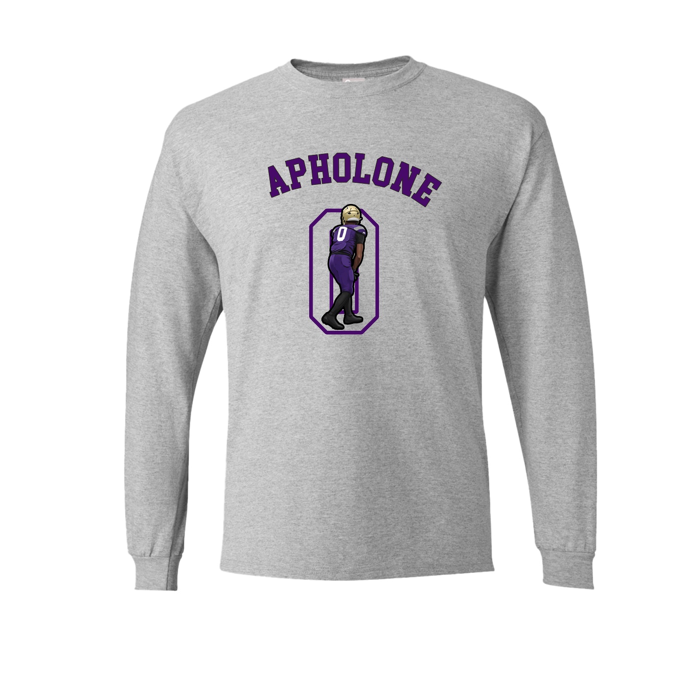 Long Sleeve Tee — Shirsey Arch in Grey