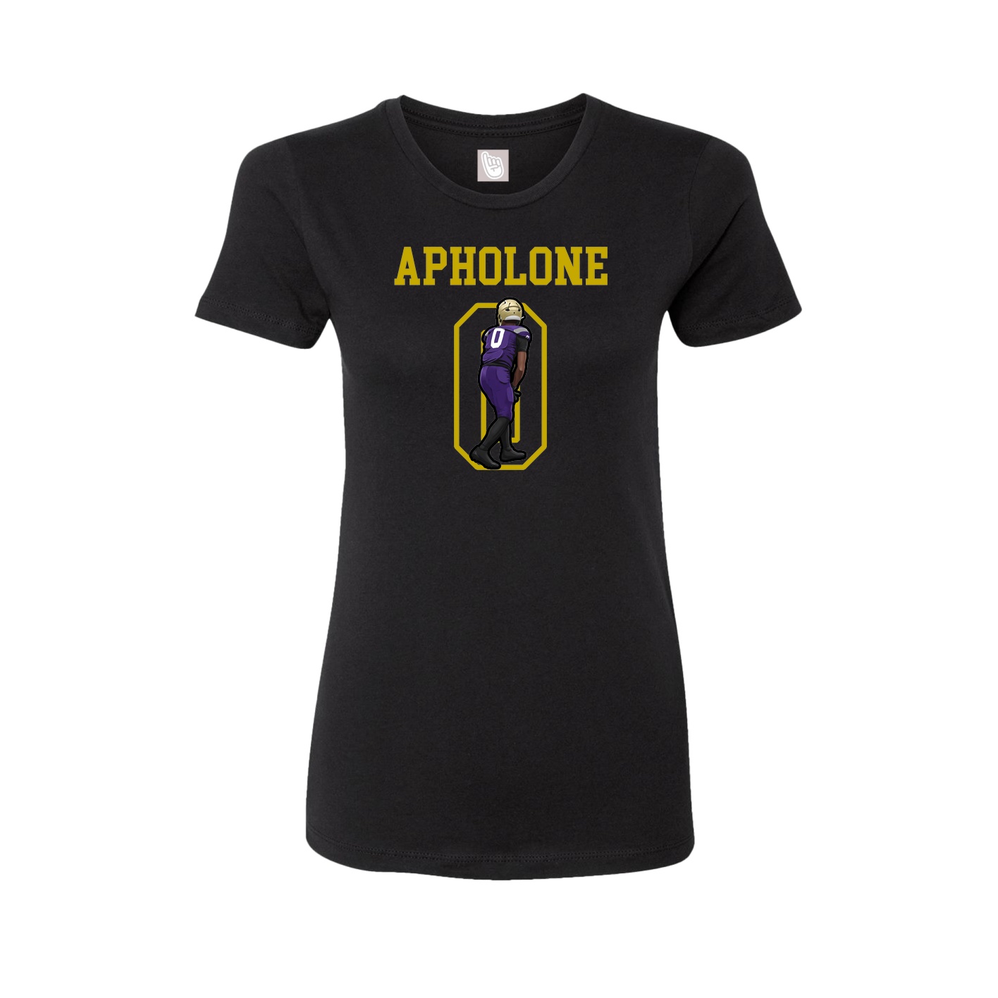 Fitted Women's Tee — Shirsey in Black