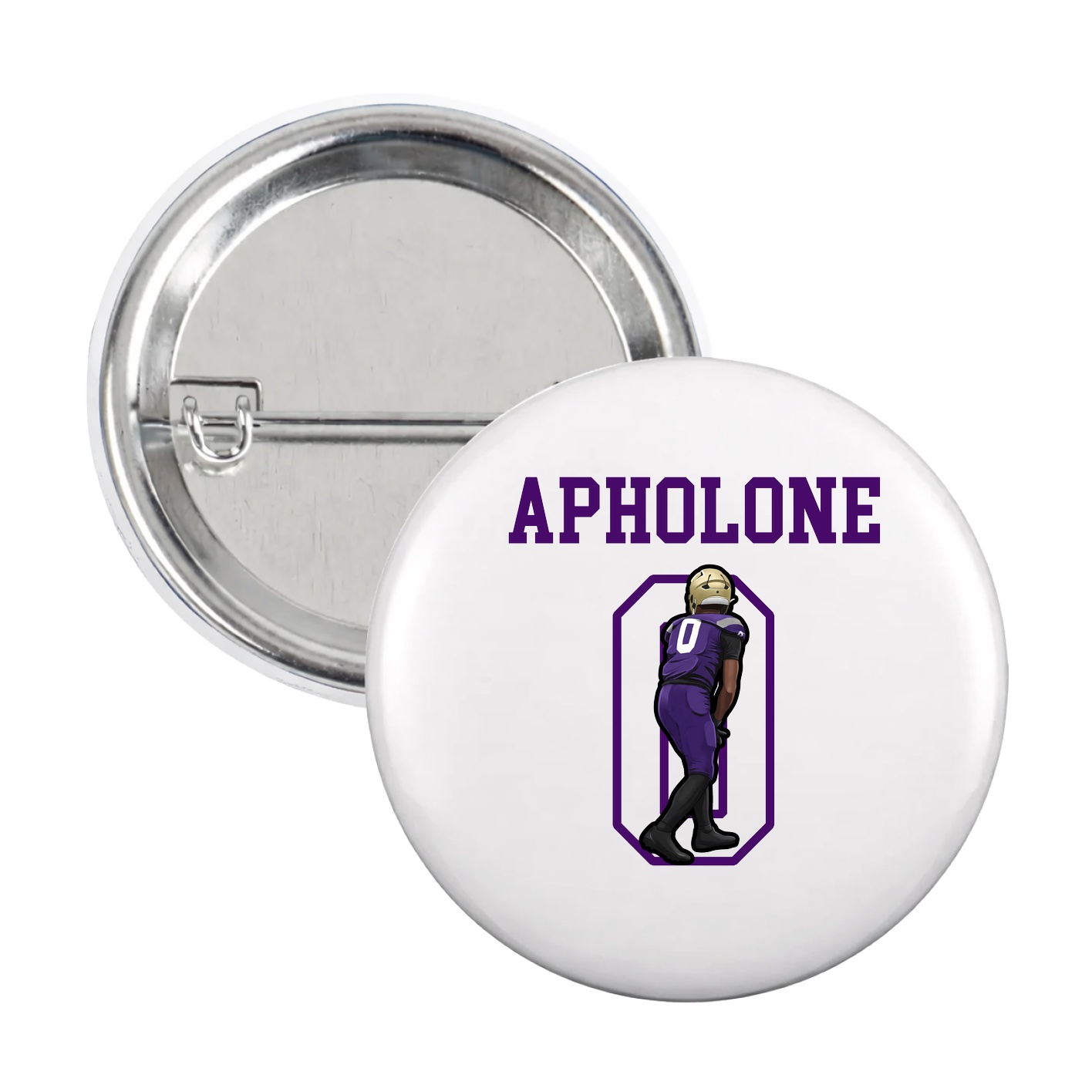 Game Day Button — Shirsey in White