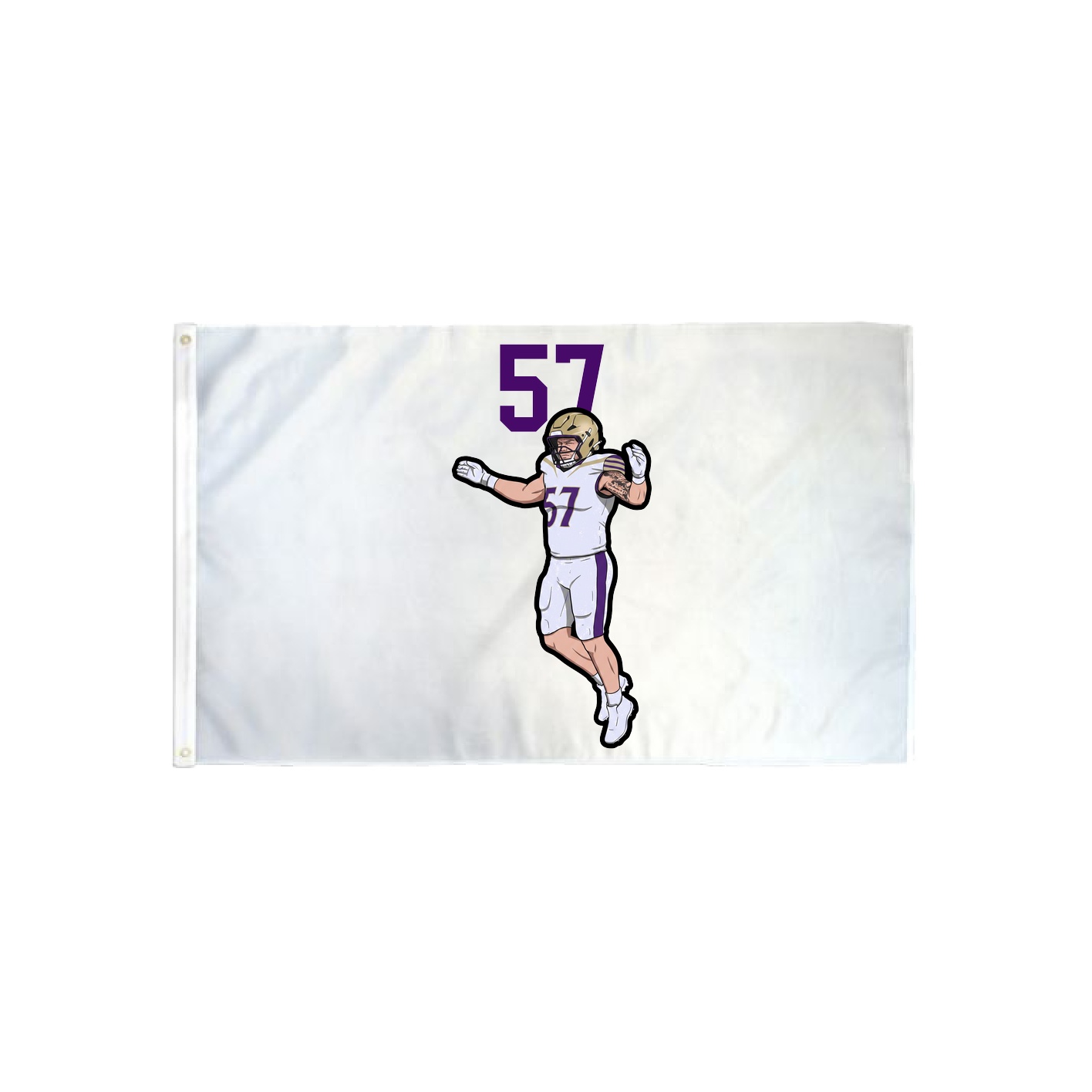 3x5 Flag — Number Top in Classic
