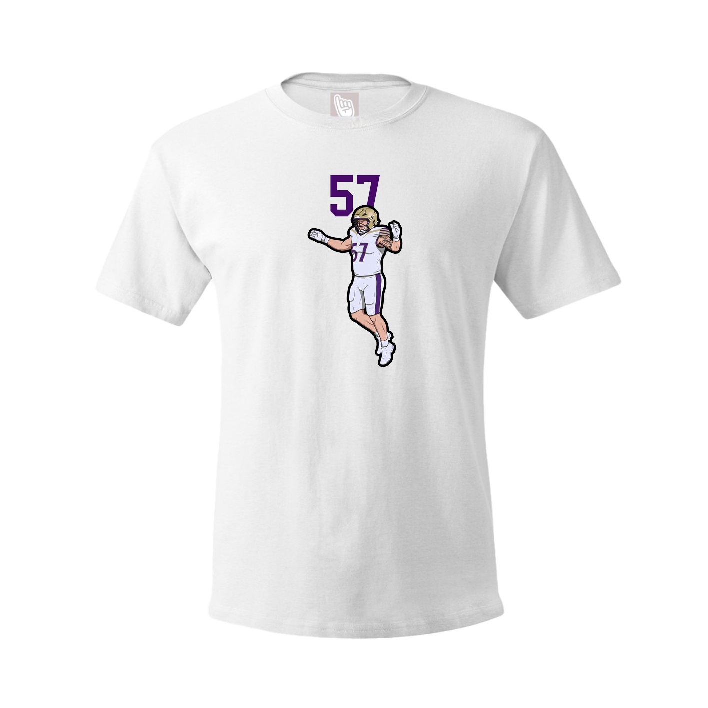 Tee — Number Top in White