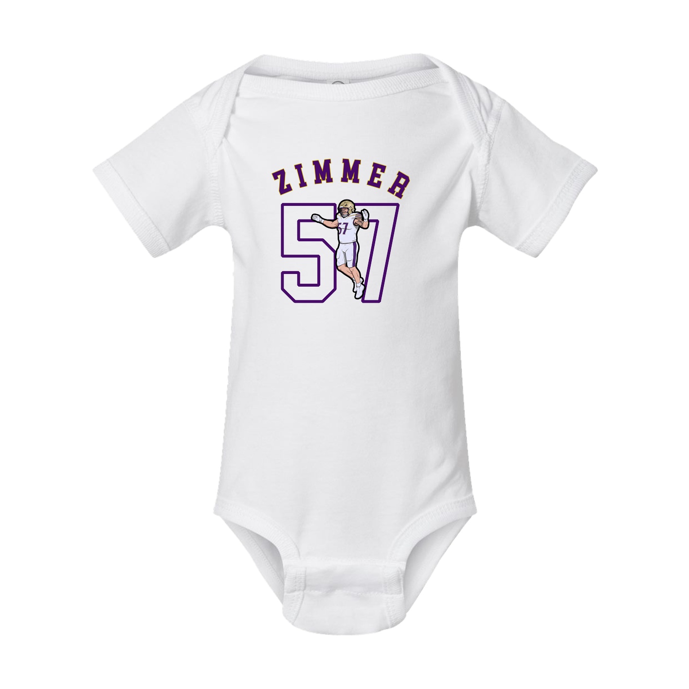 Baby Onesie — Shirsey Arch in White