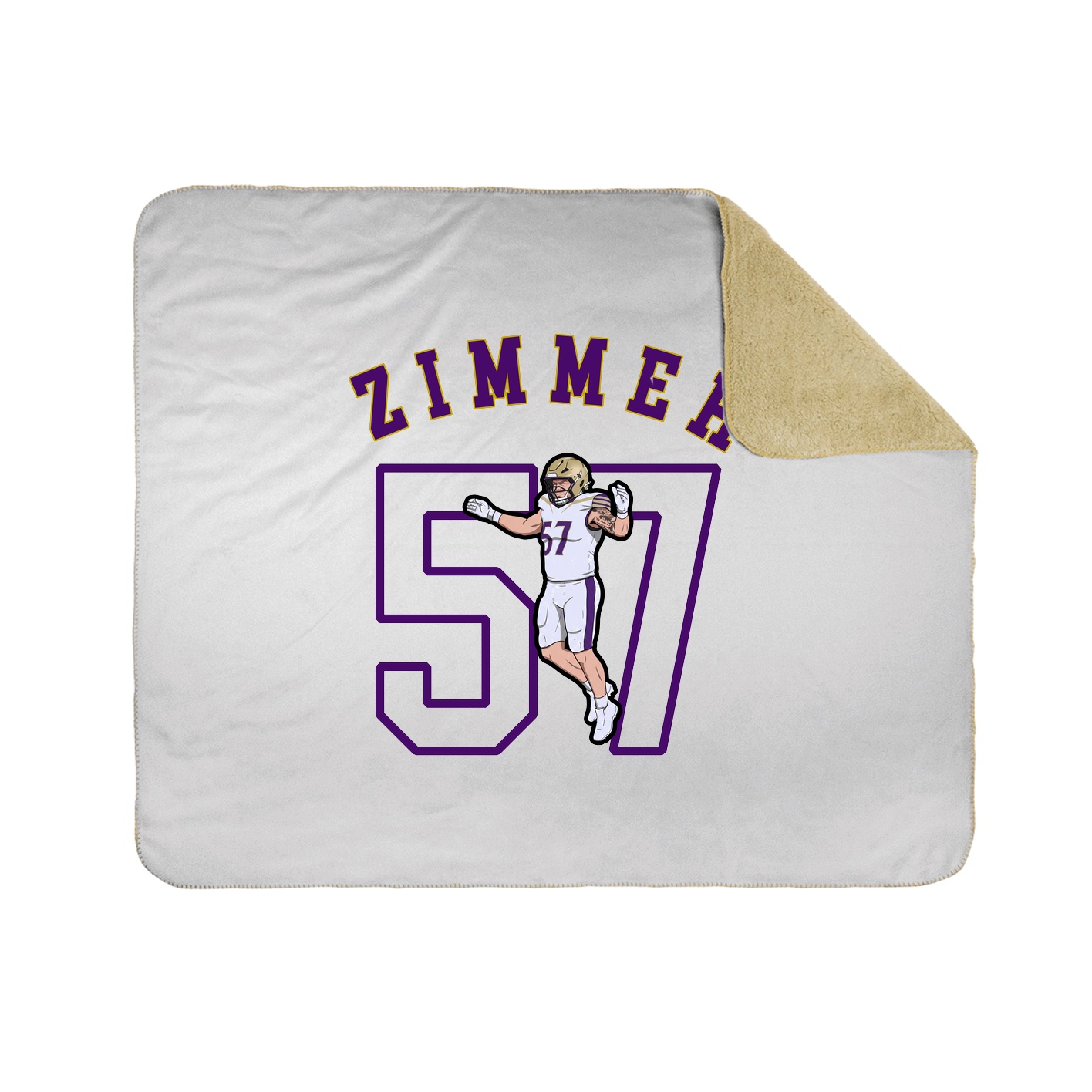 Throw Blanket — Shirsey Arch in White