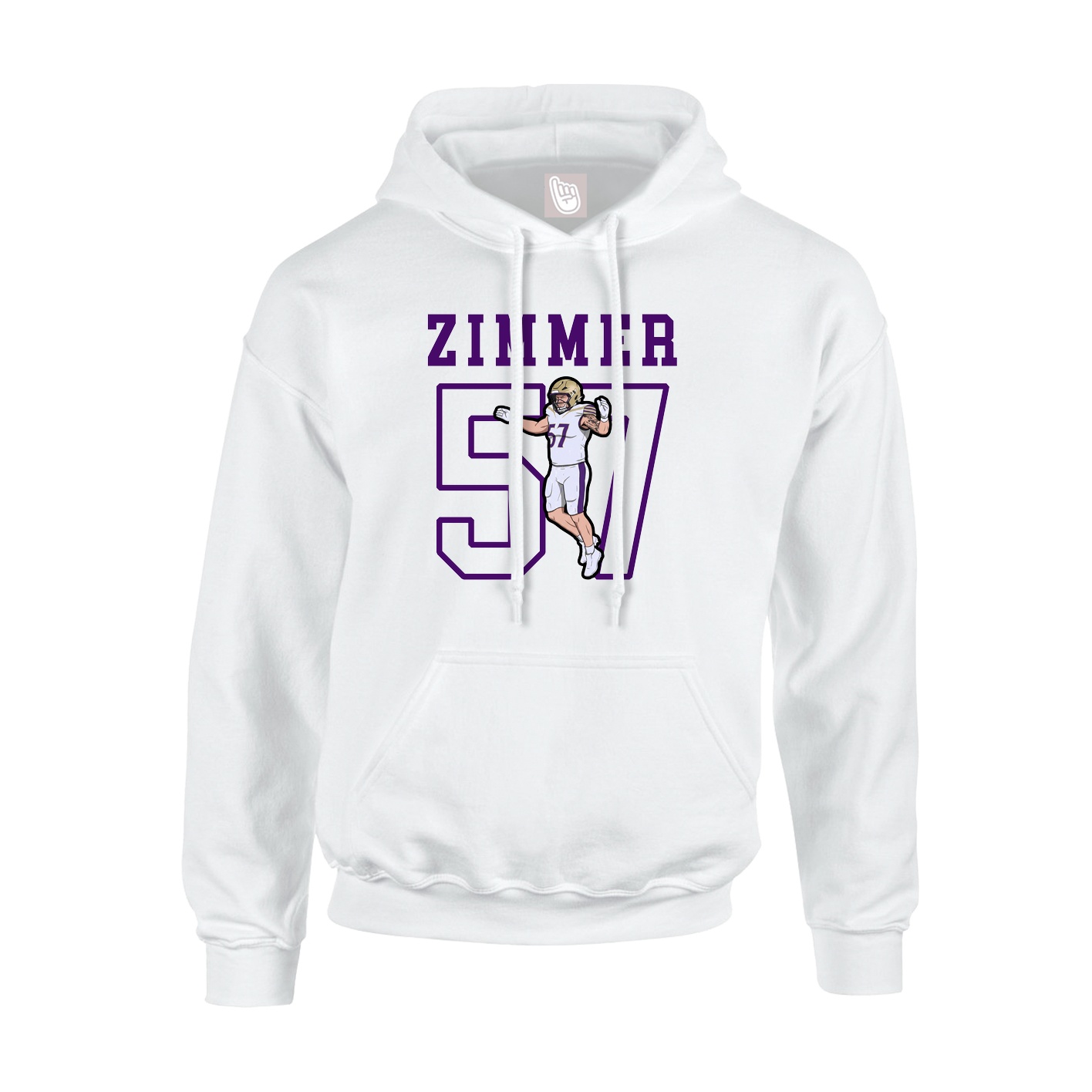 Youth Hoodie — Shirsey in White