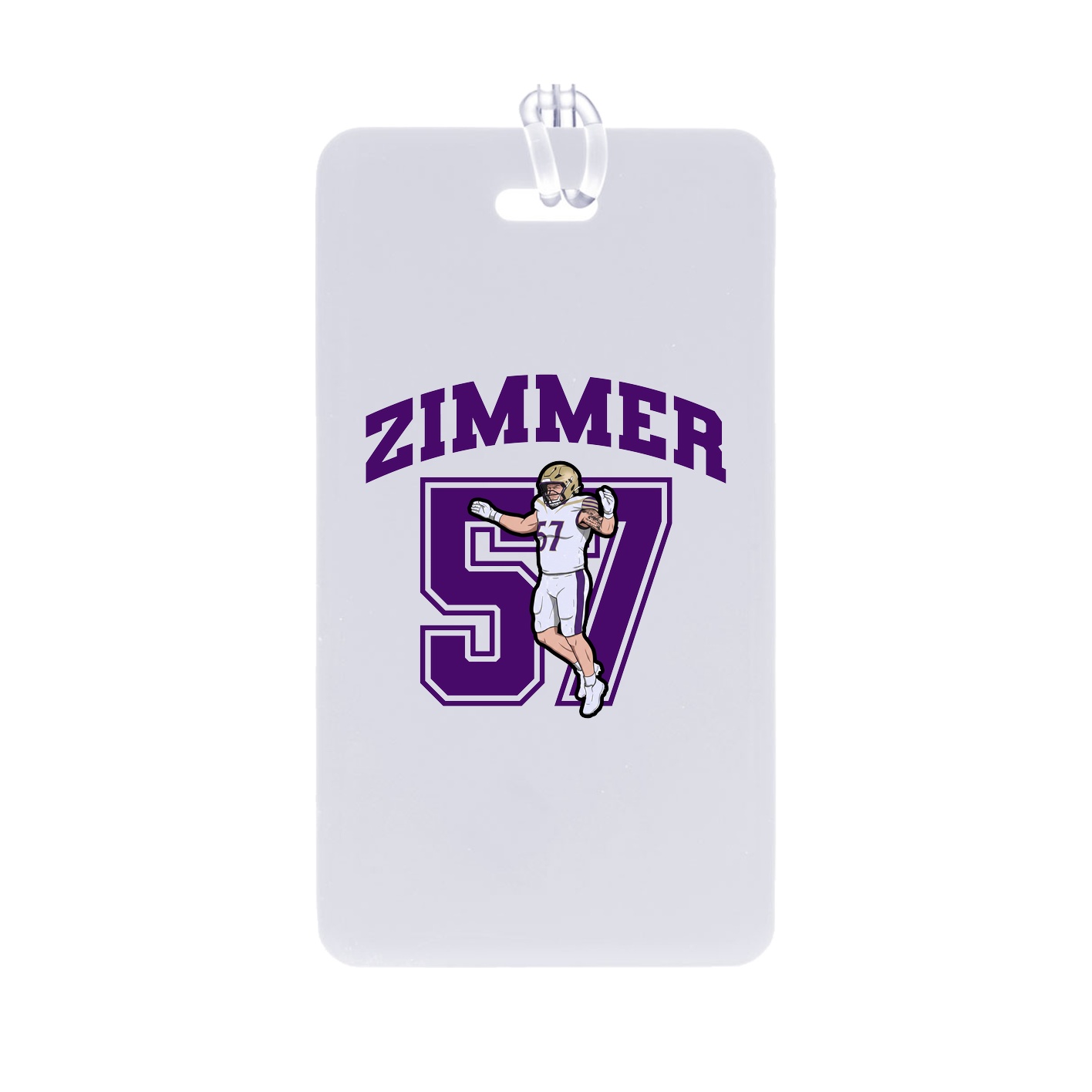 Bag Tag — Number in Classic