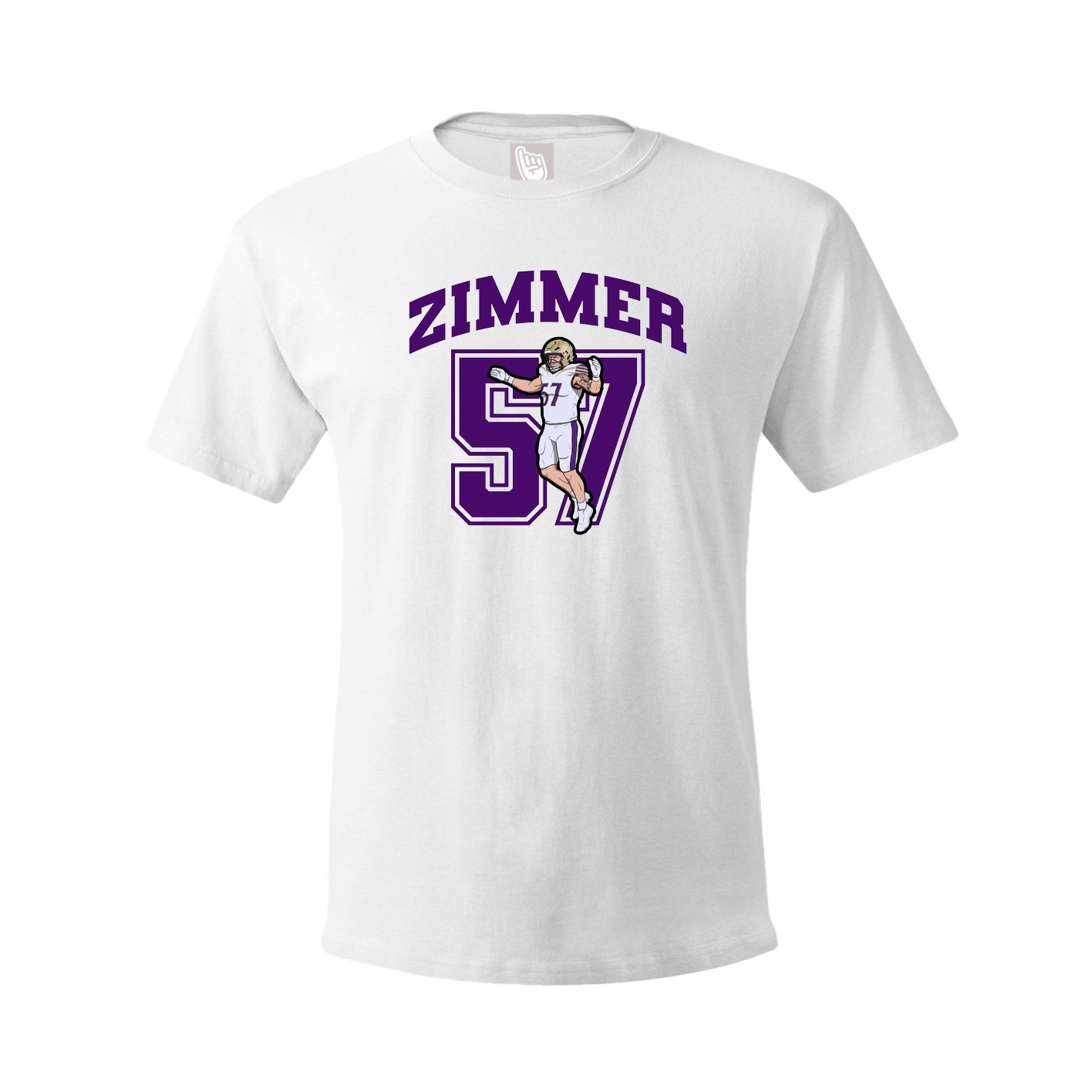 Tee — Number in White