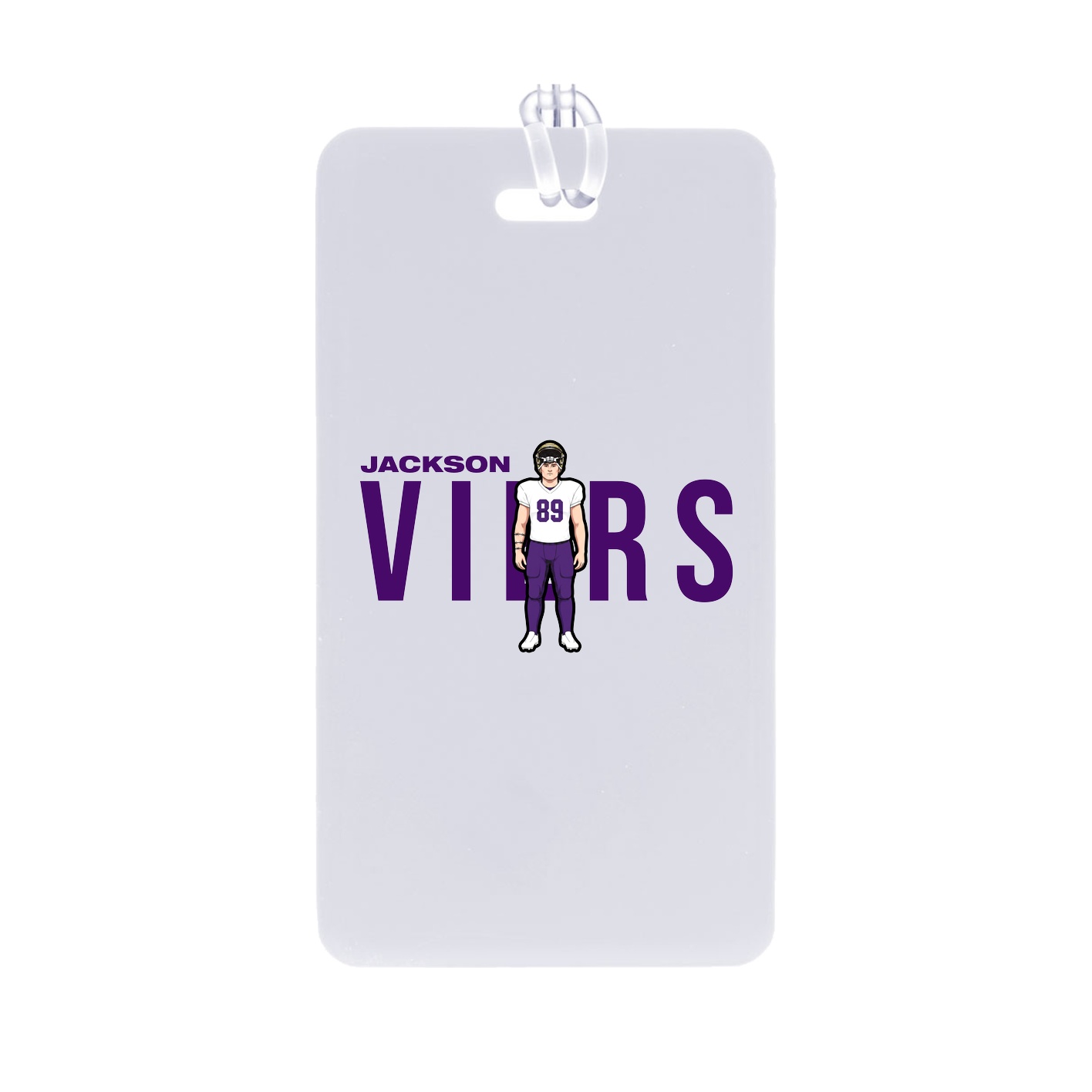 Bag Tag — Player Name in Classic