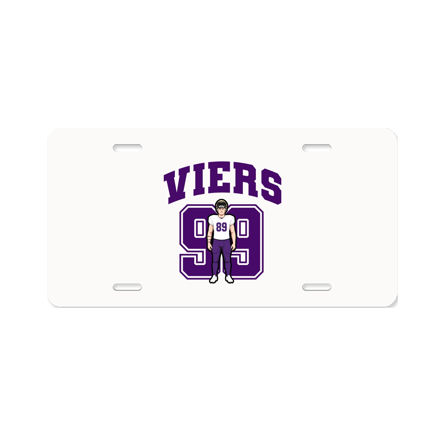 License Plate — Number in Classic