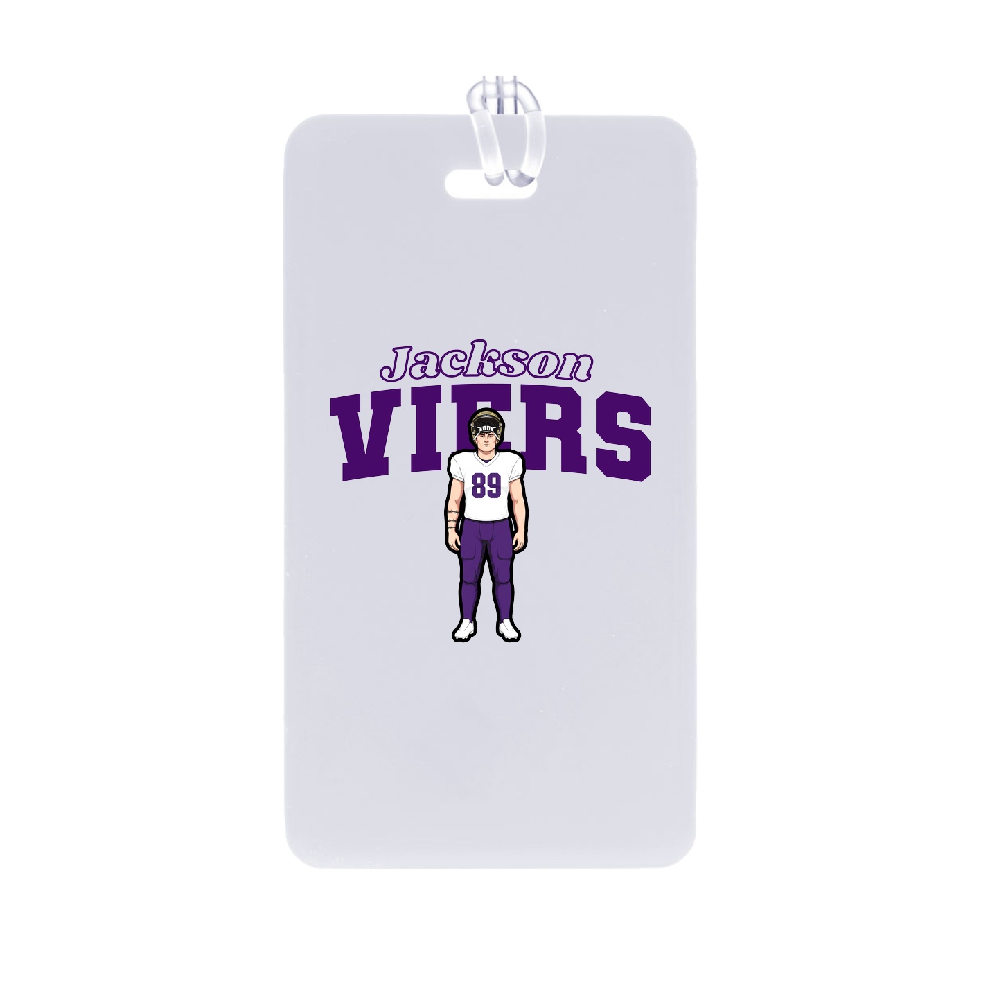 Bag Tag — Name Arch in Classic