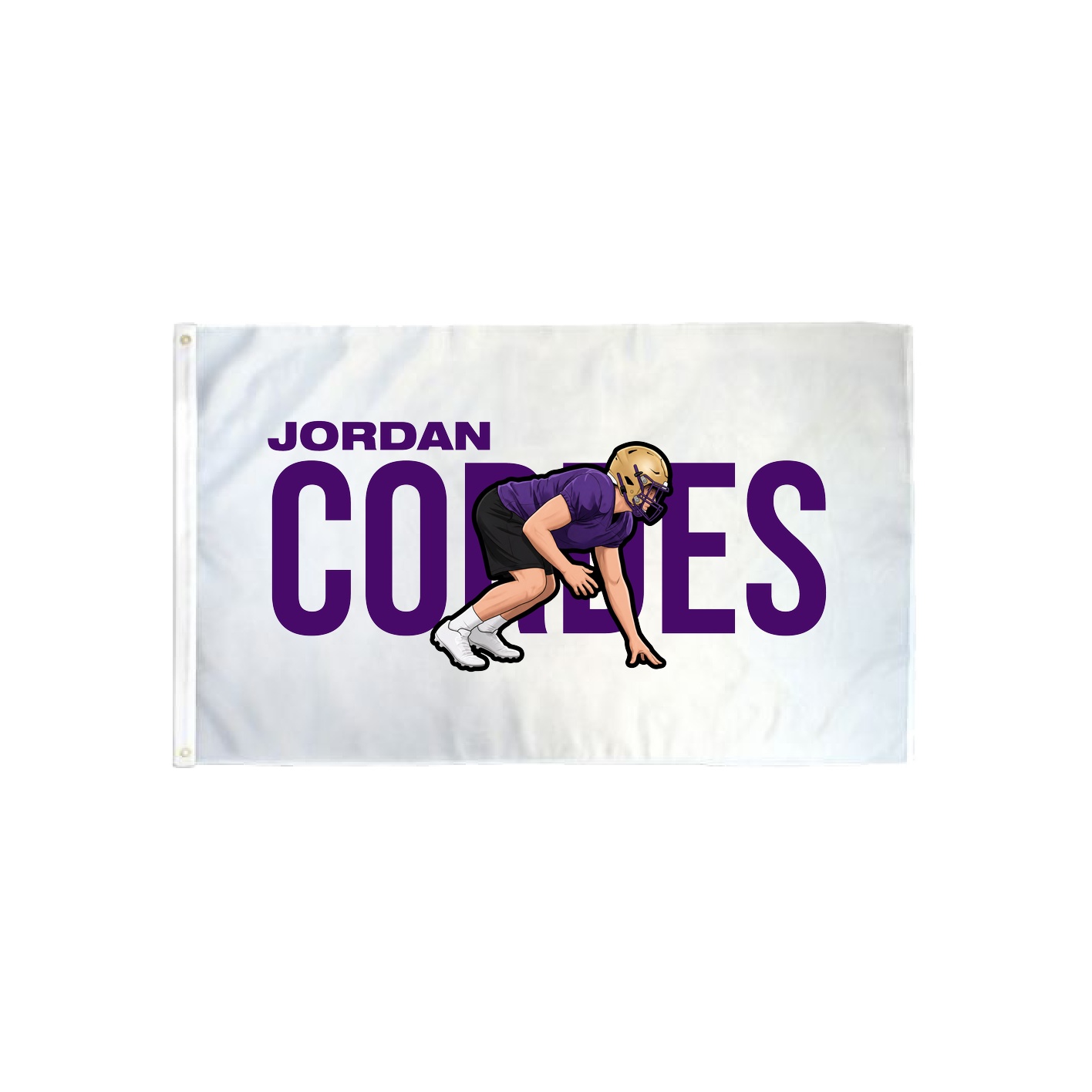 3x5 Flag — Player Name in Classic