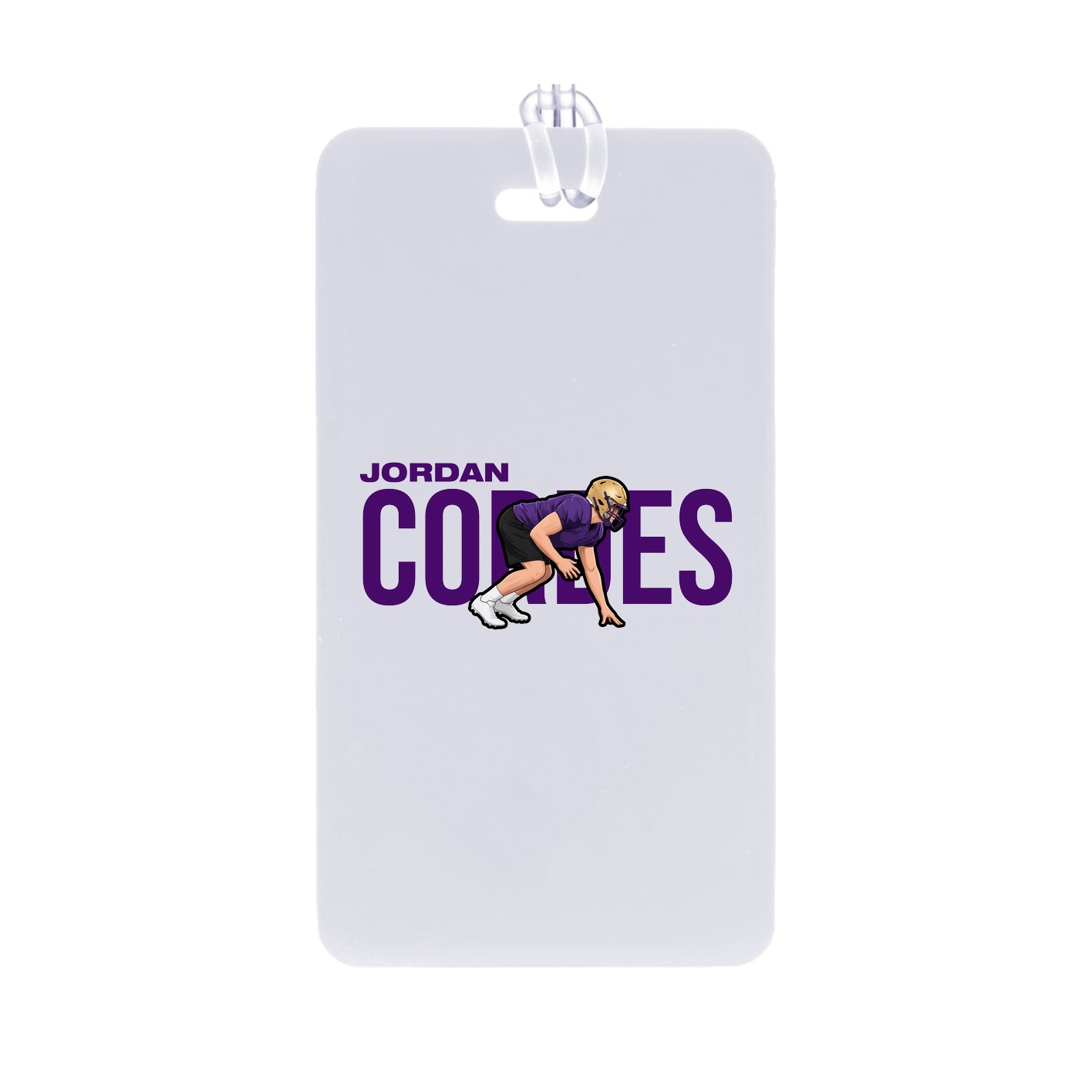 Bag Tag — Player Name in Classic