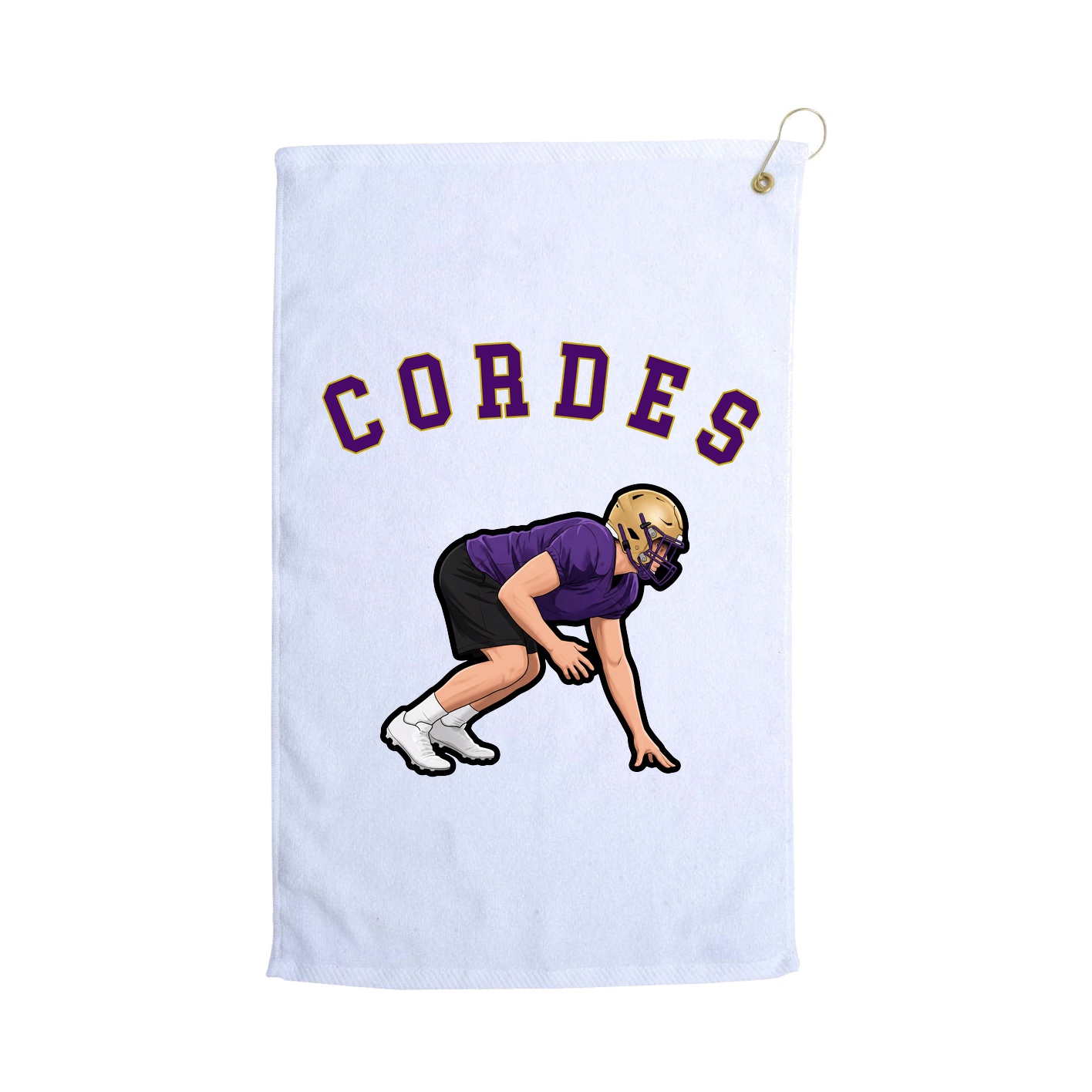Golf Towel — Shirsey Arch in White