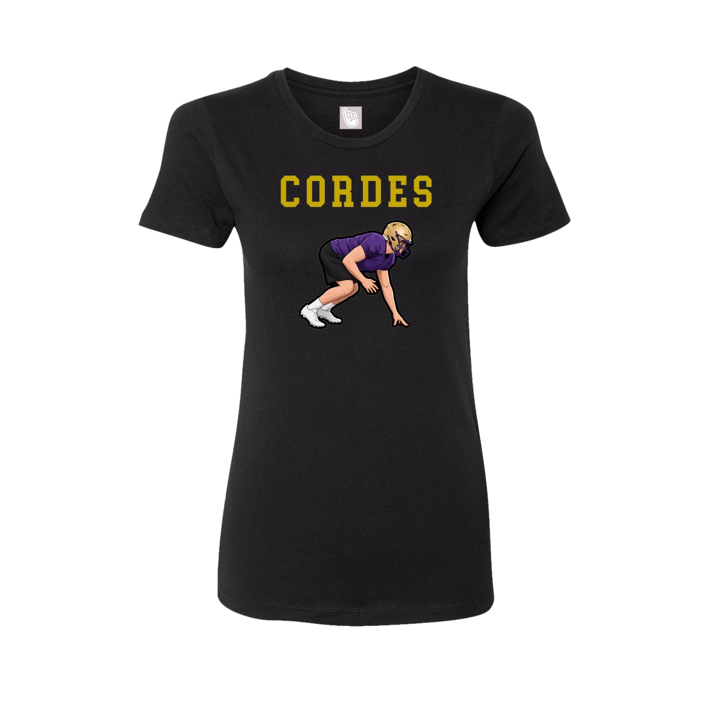Fitted Women's Tee — Shirsey in Black