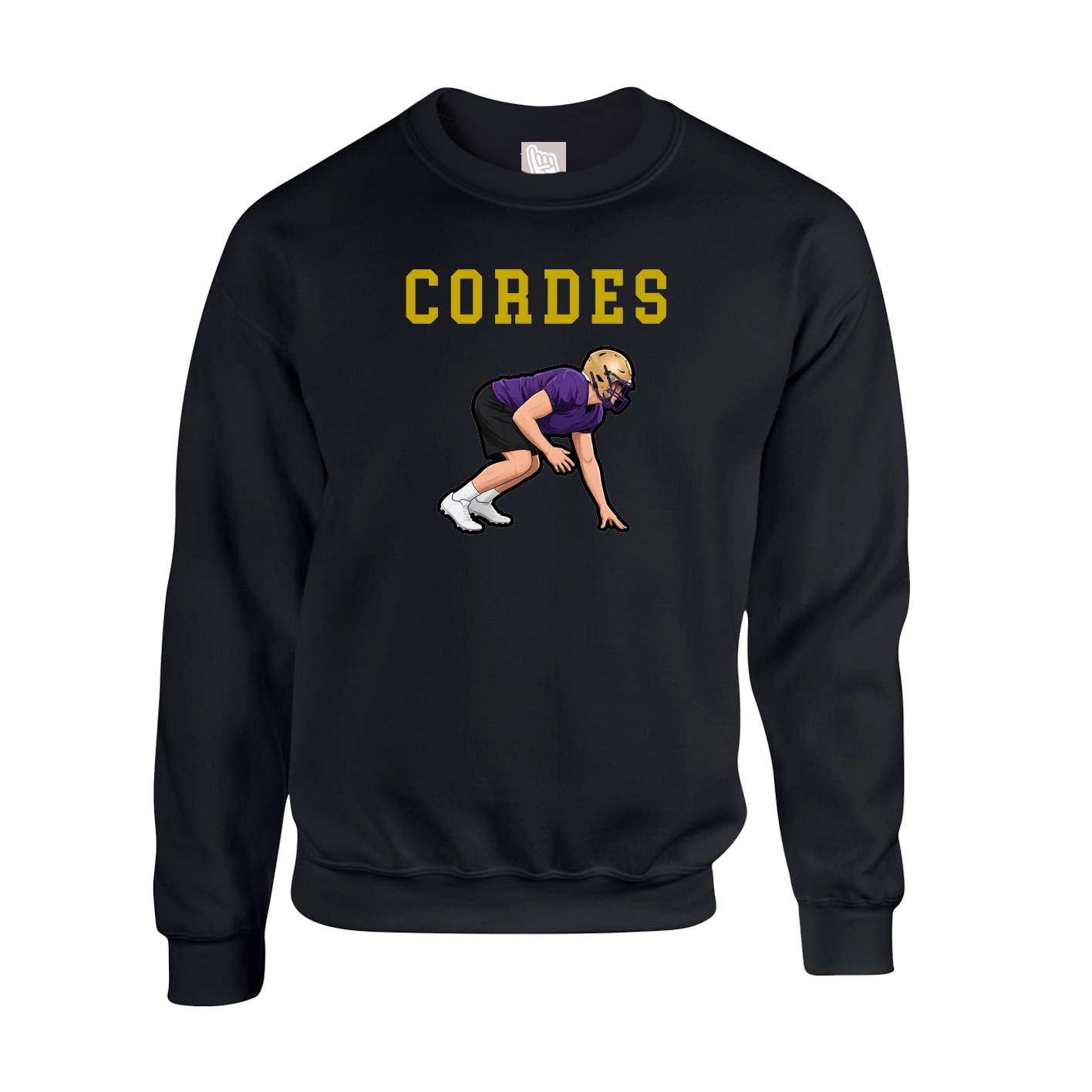Fleece Crew — Shirsey in Black