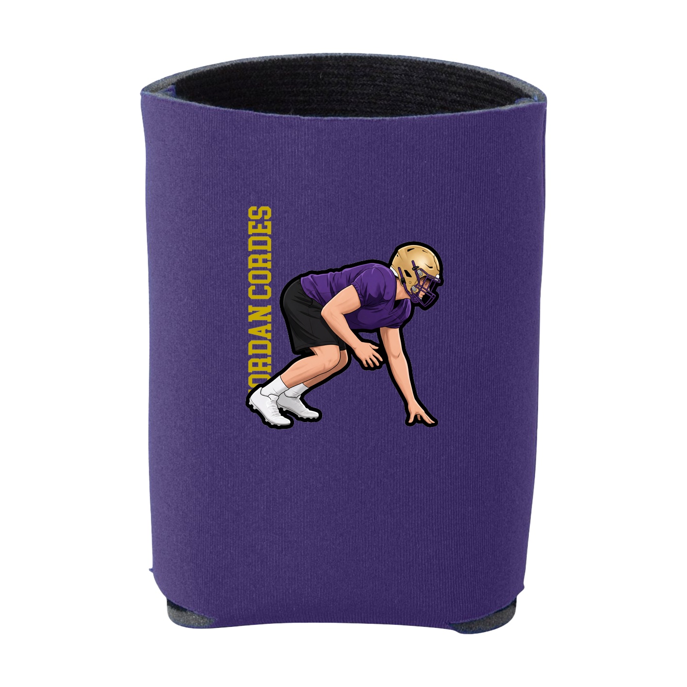 Can Holder — Name Vertical in Purple