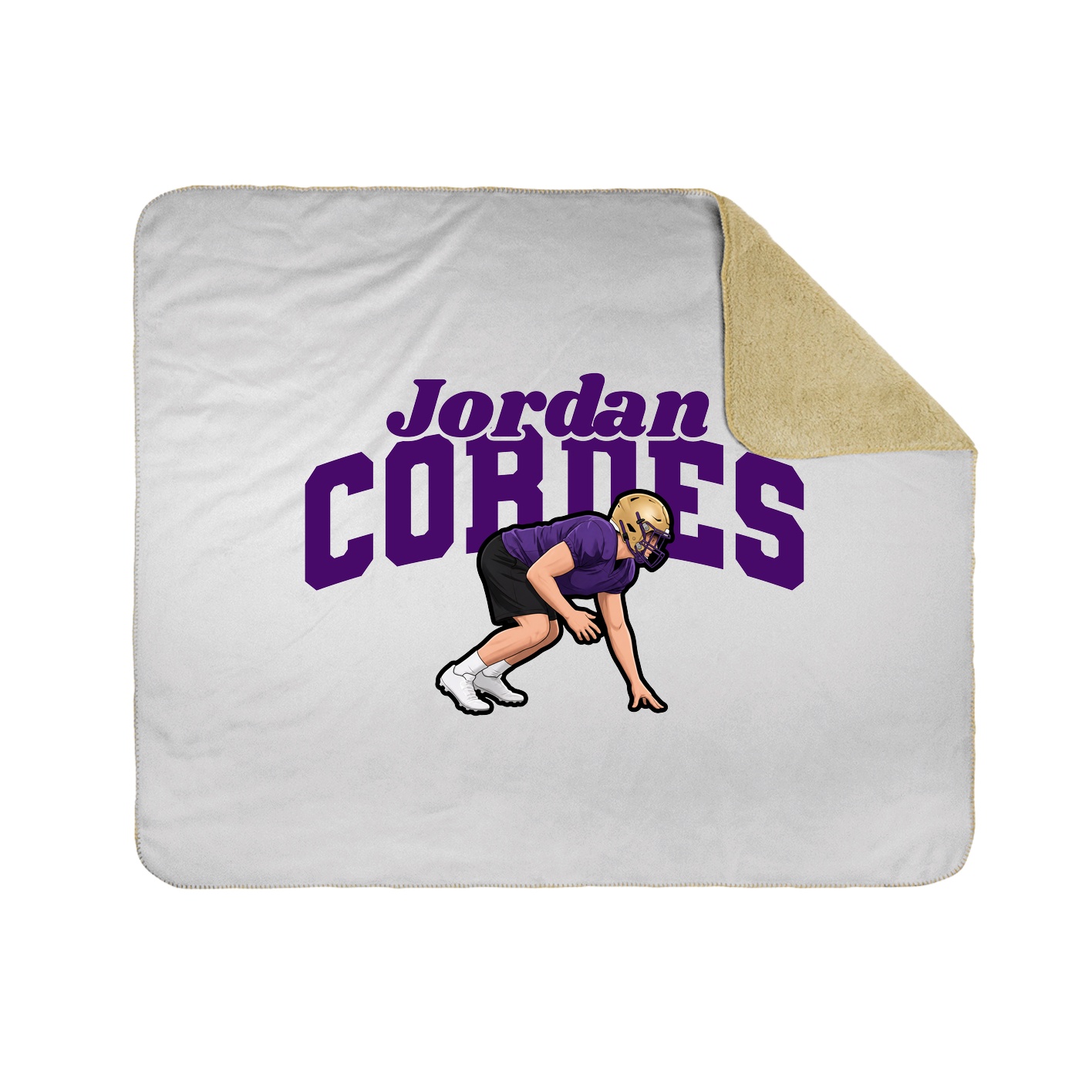 Throw Blanket — Signature Arch in White