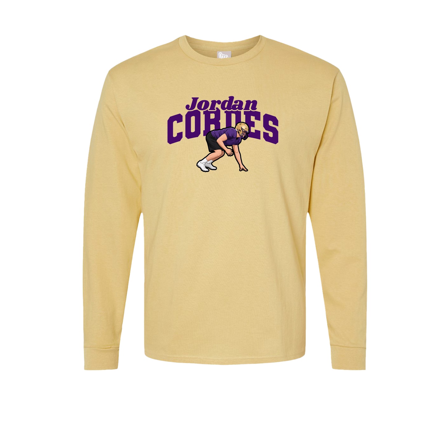 Long Sleeve Tee — Signature Arch in Vegas Gold