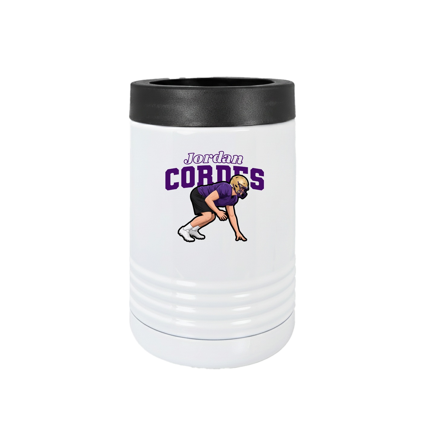 Beverage Holder — Name Arch in White