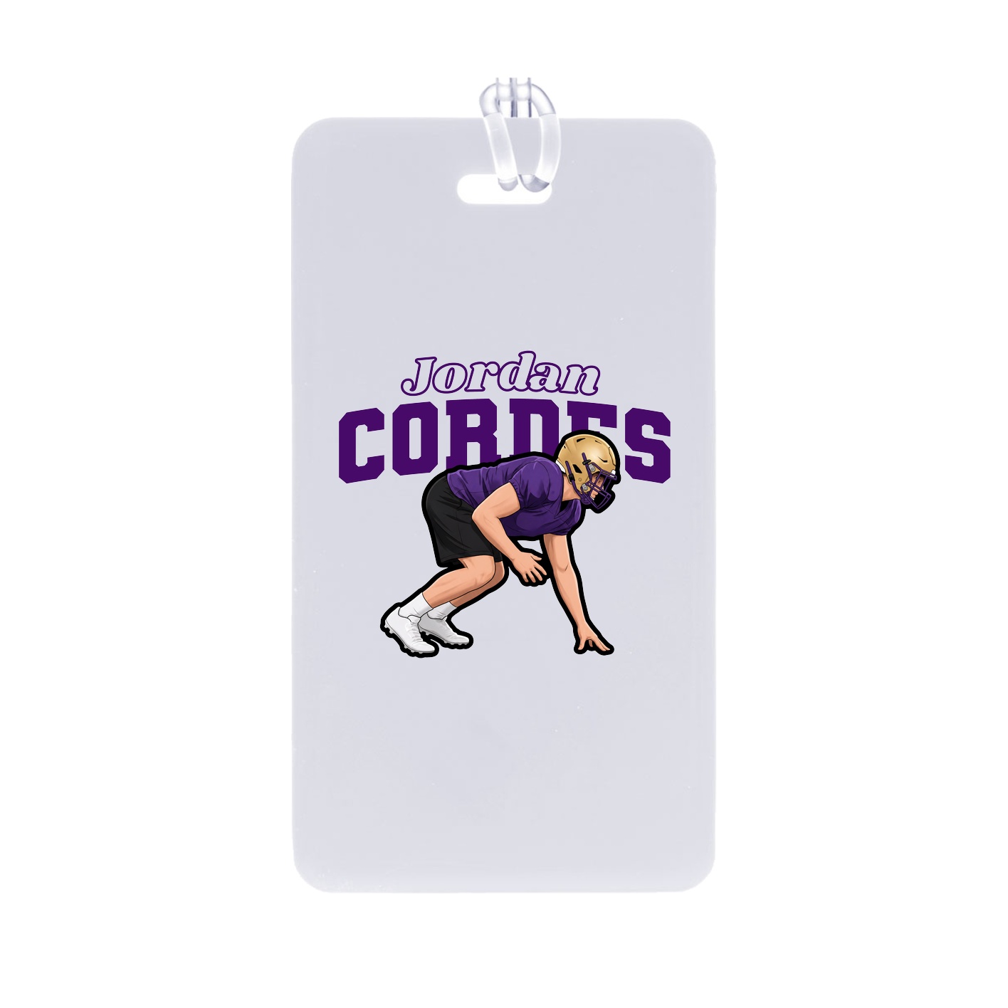 Bag Tag — Name Arch in Classic