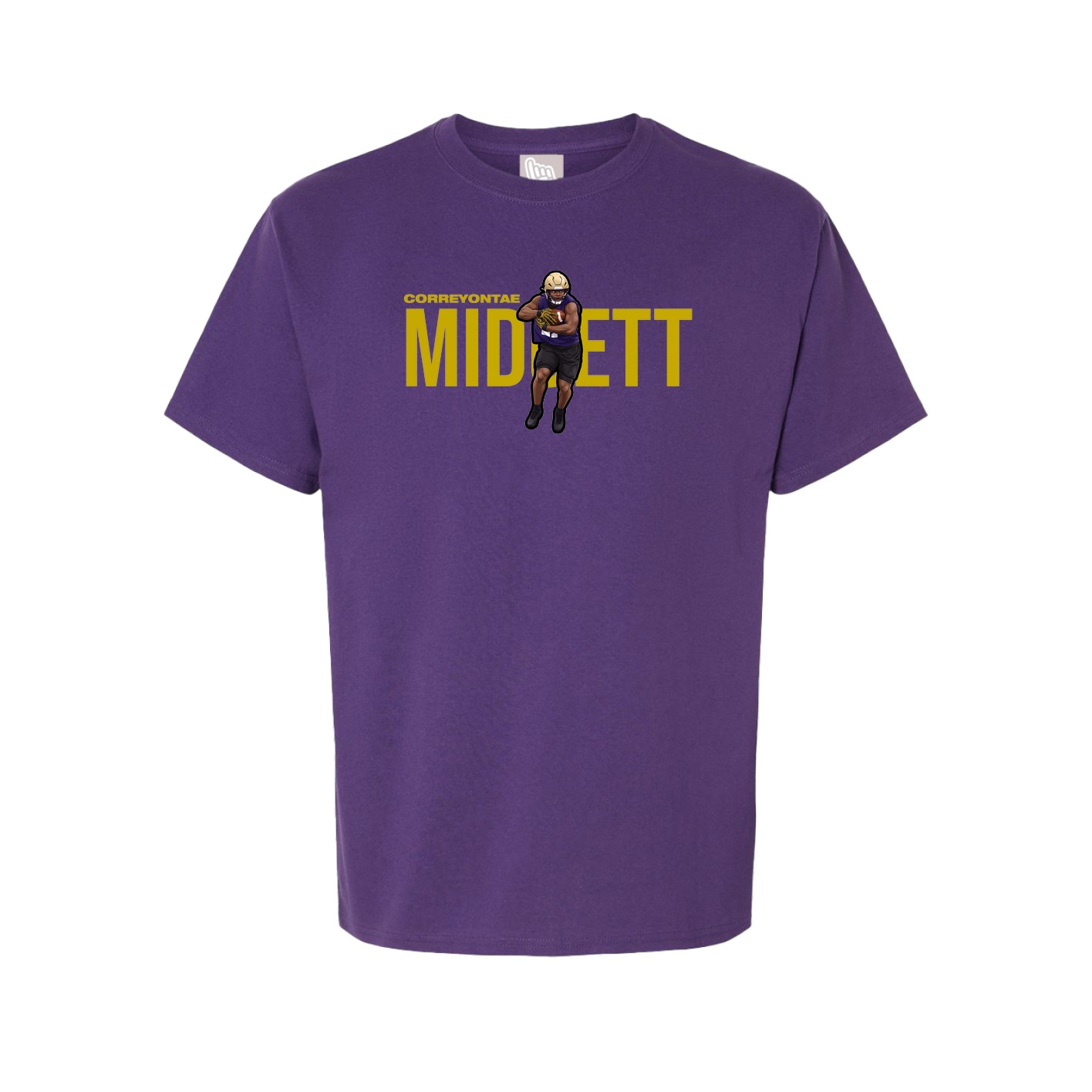Youth Tee — Player Name in Purple
