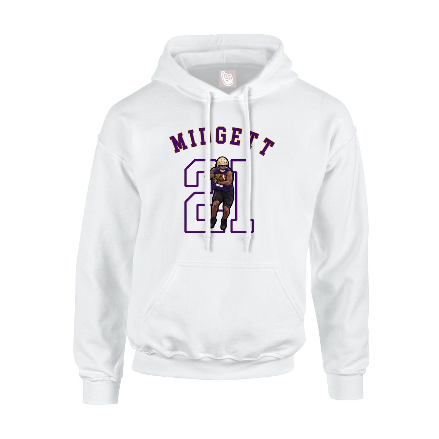 Hoodie — Shirsey Arch in White