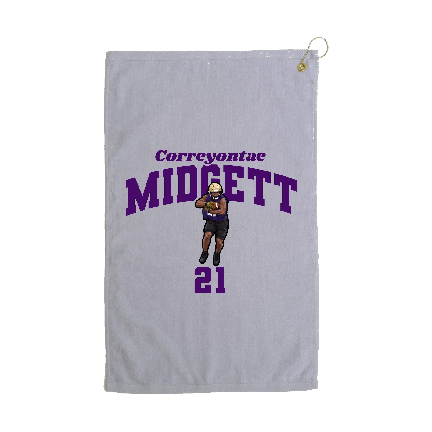 Golf Towel — Signature Arch in Grey